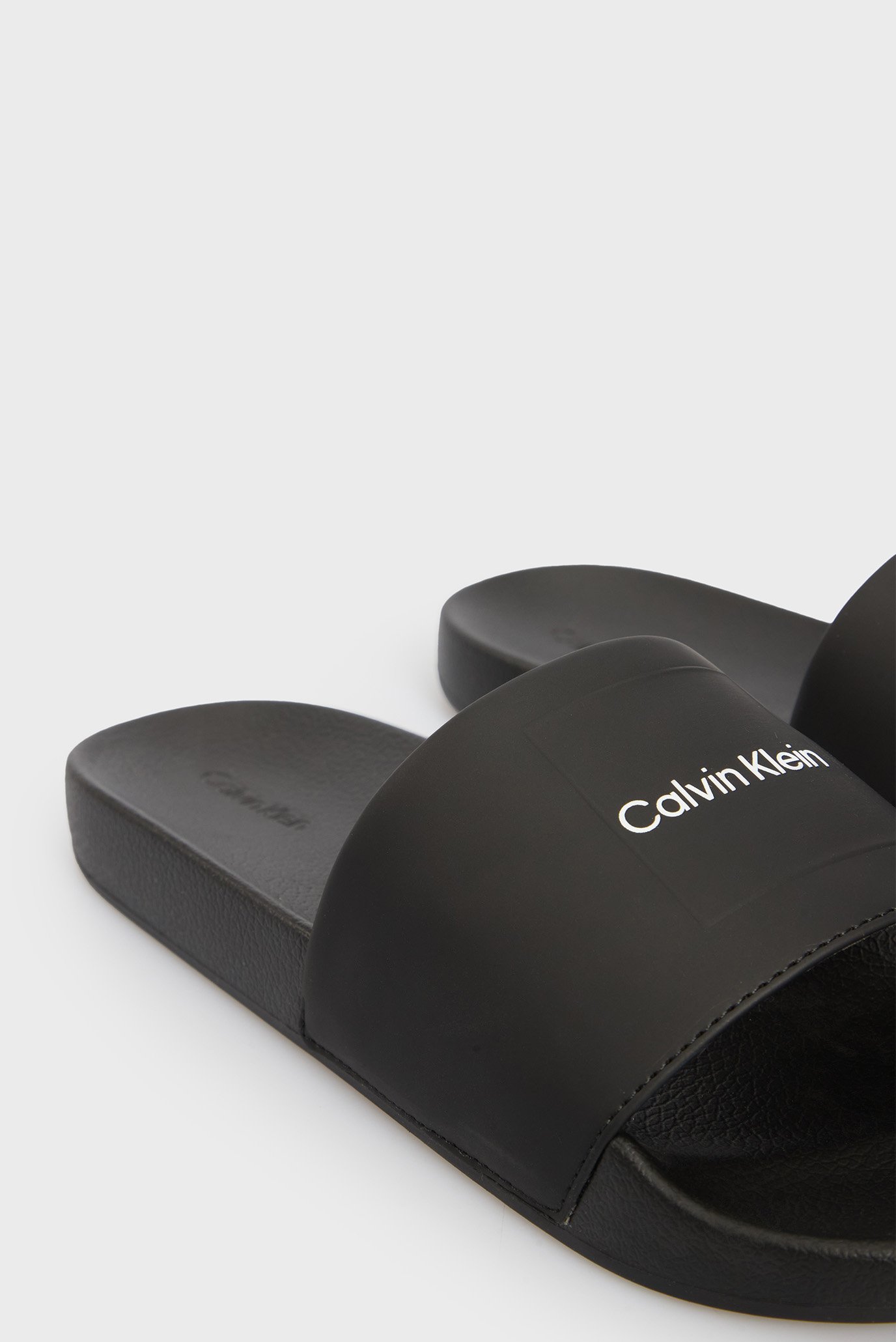 Мужские черные слайдеры POOL SLIDE W  CK SQUARE 2