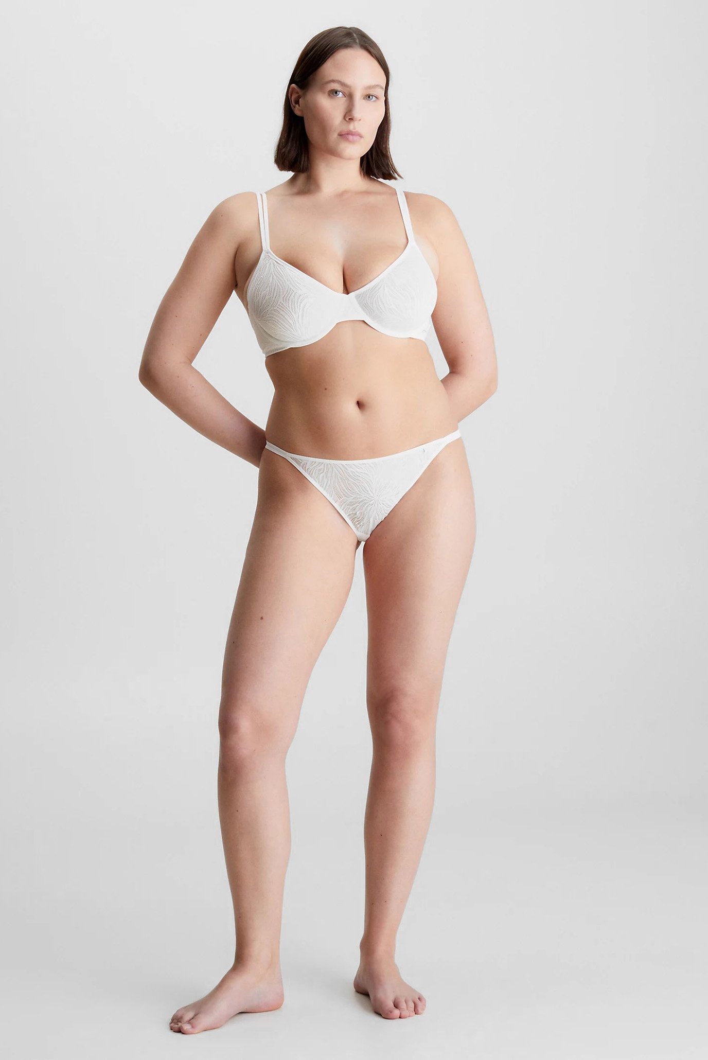 Женский белый бюстгальтер UNLINED DEMI 15