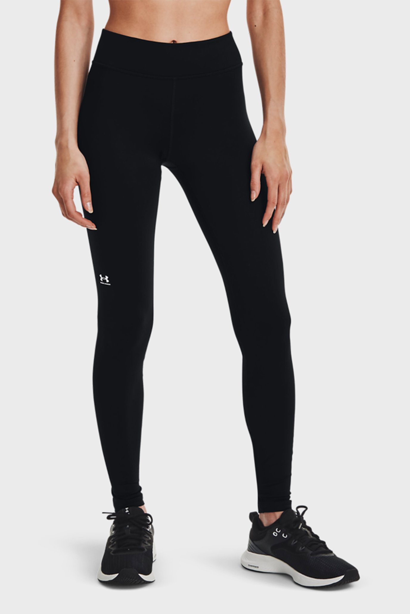 Женские черные термобрюки UA Authentics LeggingUnder Armour Женские черные термобрюки UA Authentics Legging 7