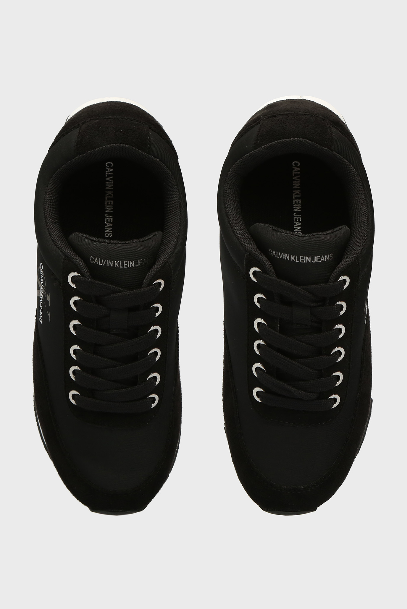 Женские черные сникеры 8