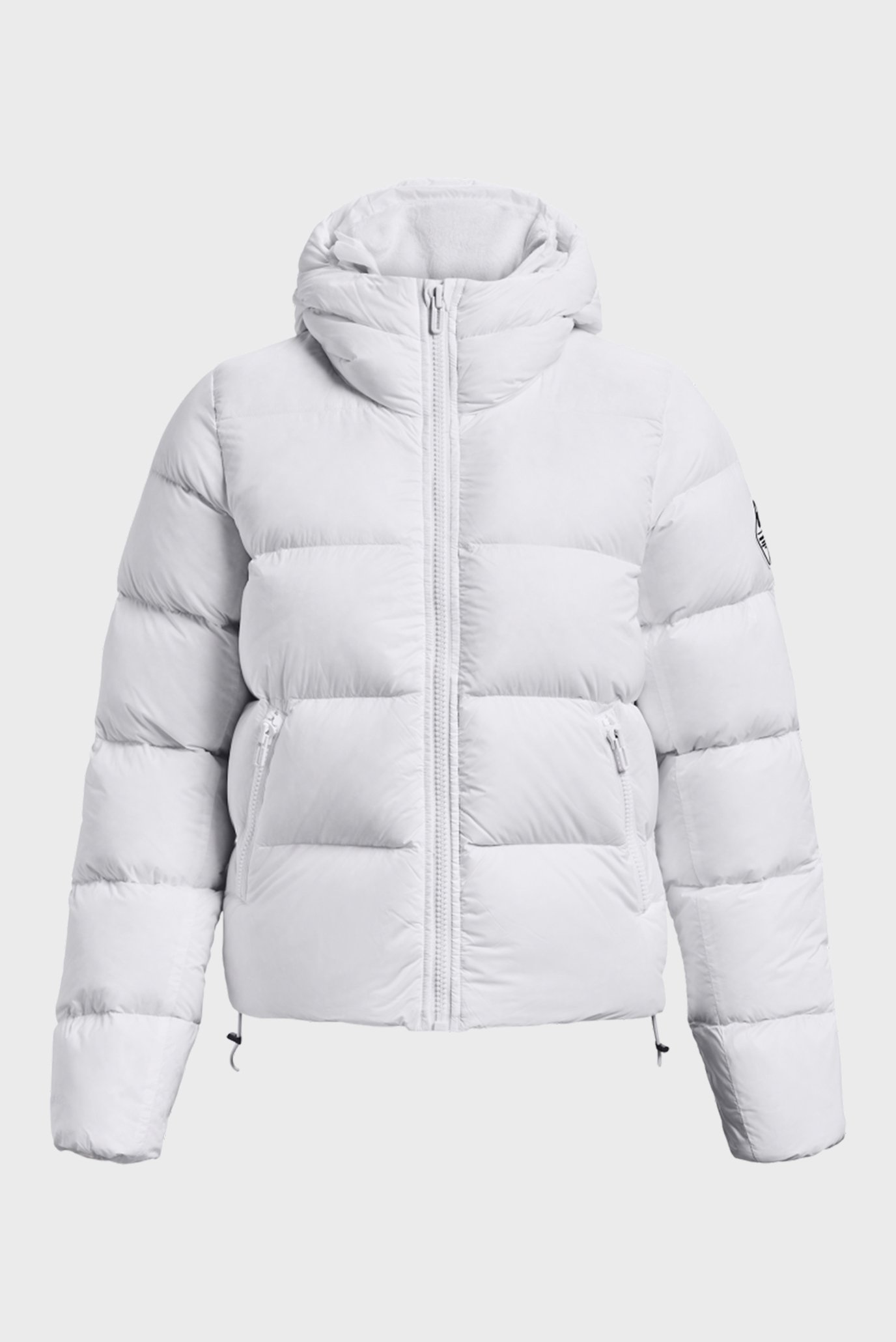 Женский белый пуховик UA CGI Down Jkt 7