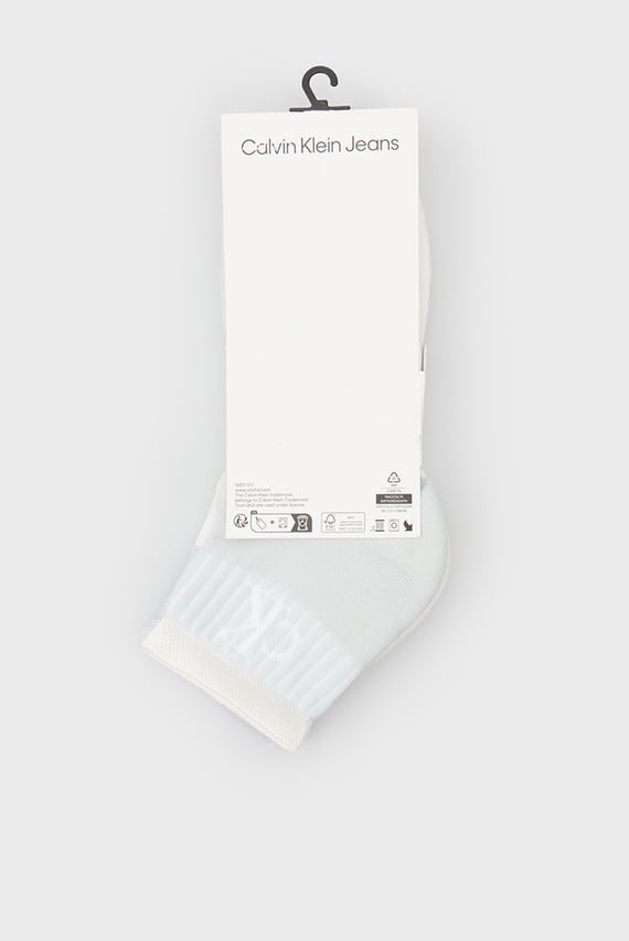 Носки CKJ WOMEN QUARTER 2P GLOSSY RIB