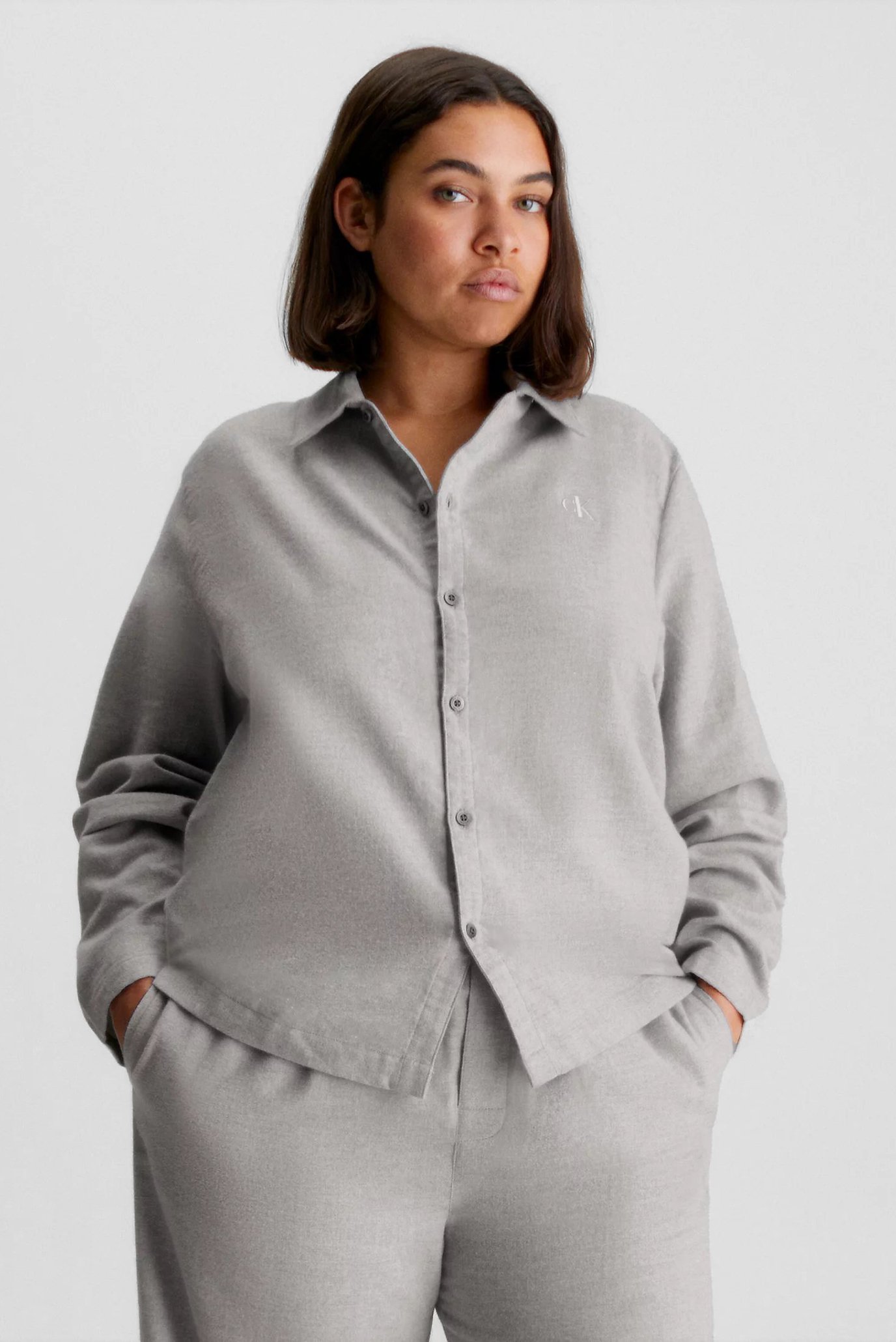 Ночная рубашка L S BUTTON DOWNCalvin Klein Ночная рубашка L S BUTTON DOWN 2