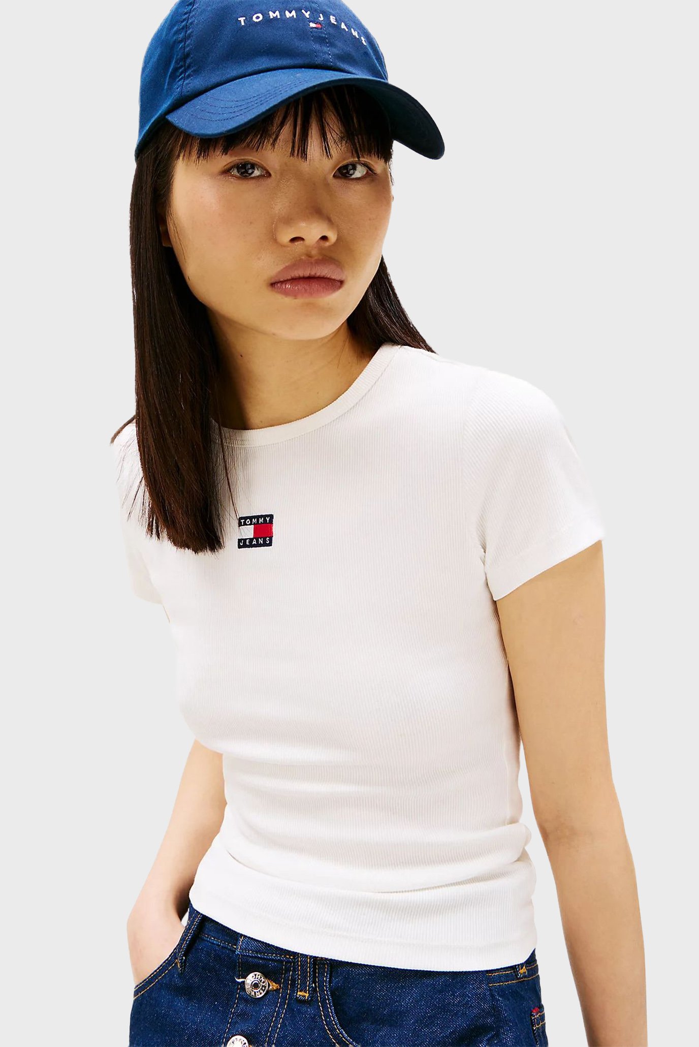 Футболка/TJW SLIM BADGE RIB TEE 2