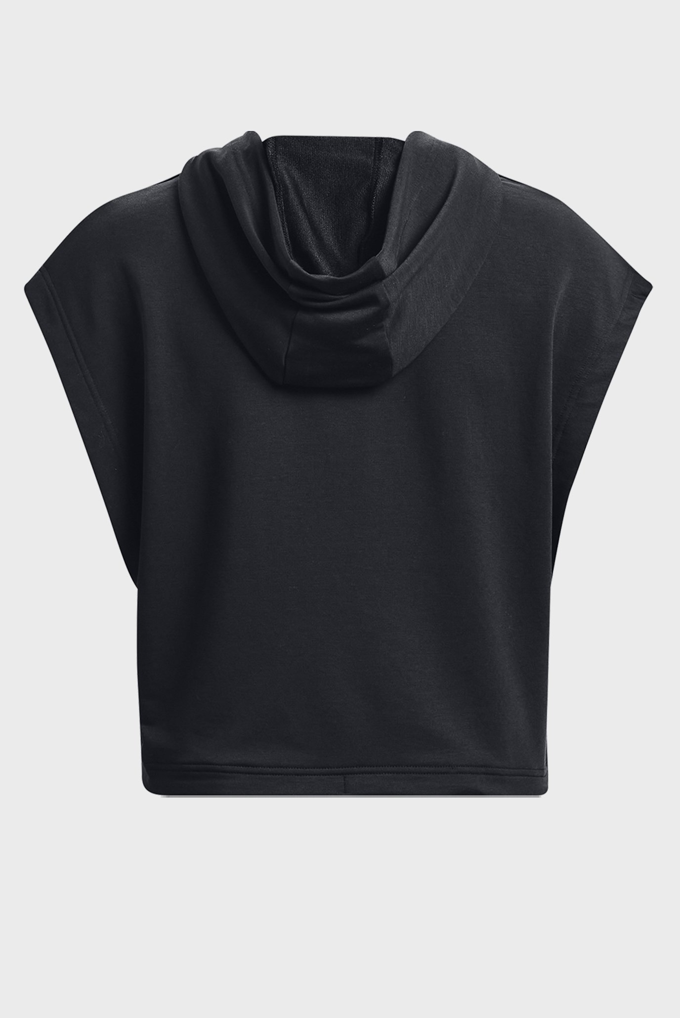 Женское черное худи UA Rival Terry SS Hoodie 6