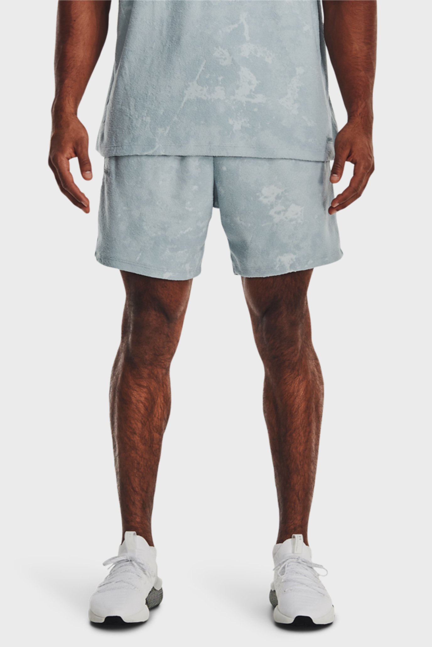 Мужские серые шорты UA Journey Terry Shorts 1