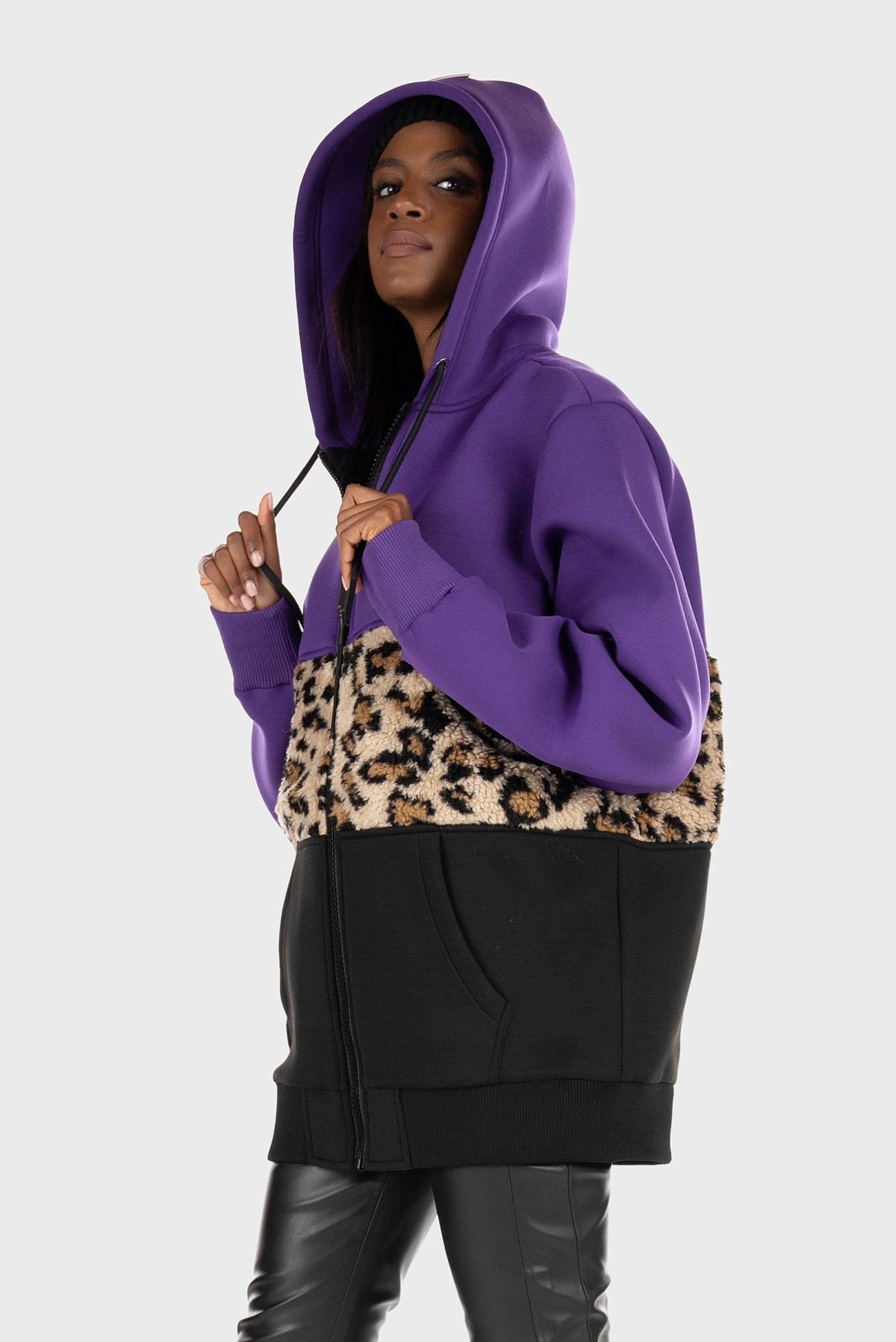 Реглан/F-GIRK-HOOD-ZIP-TARS-FL SWEAT-SHIRT 4