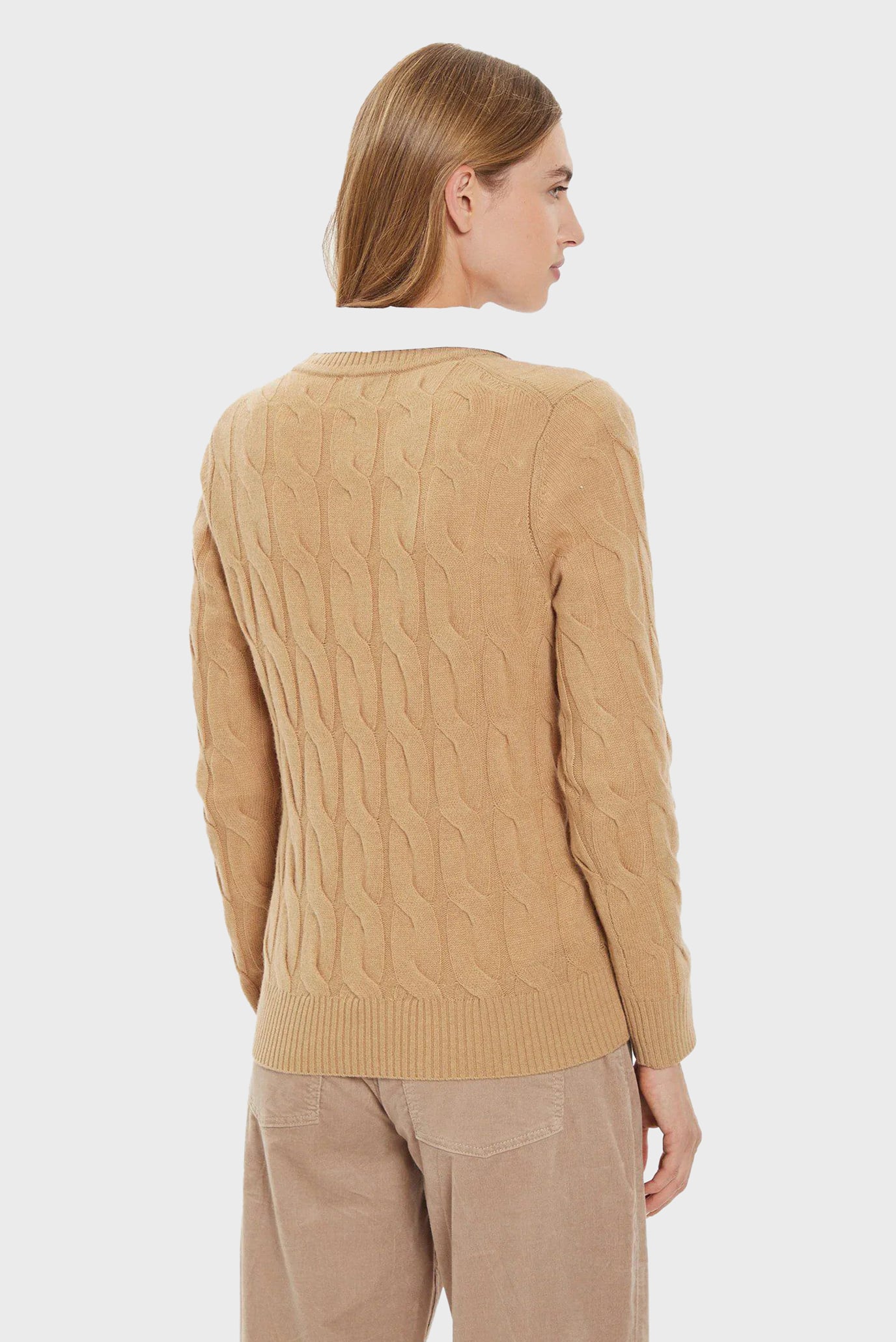 Свитер SOFT WOOL CABLE C-NK LS SWT 3