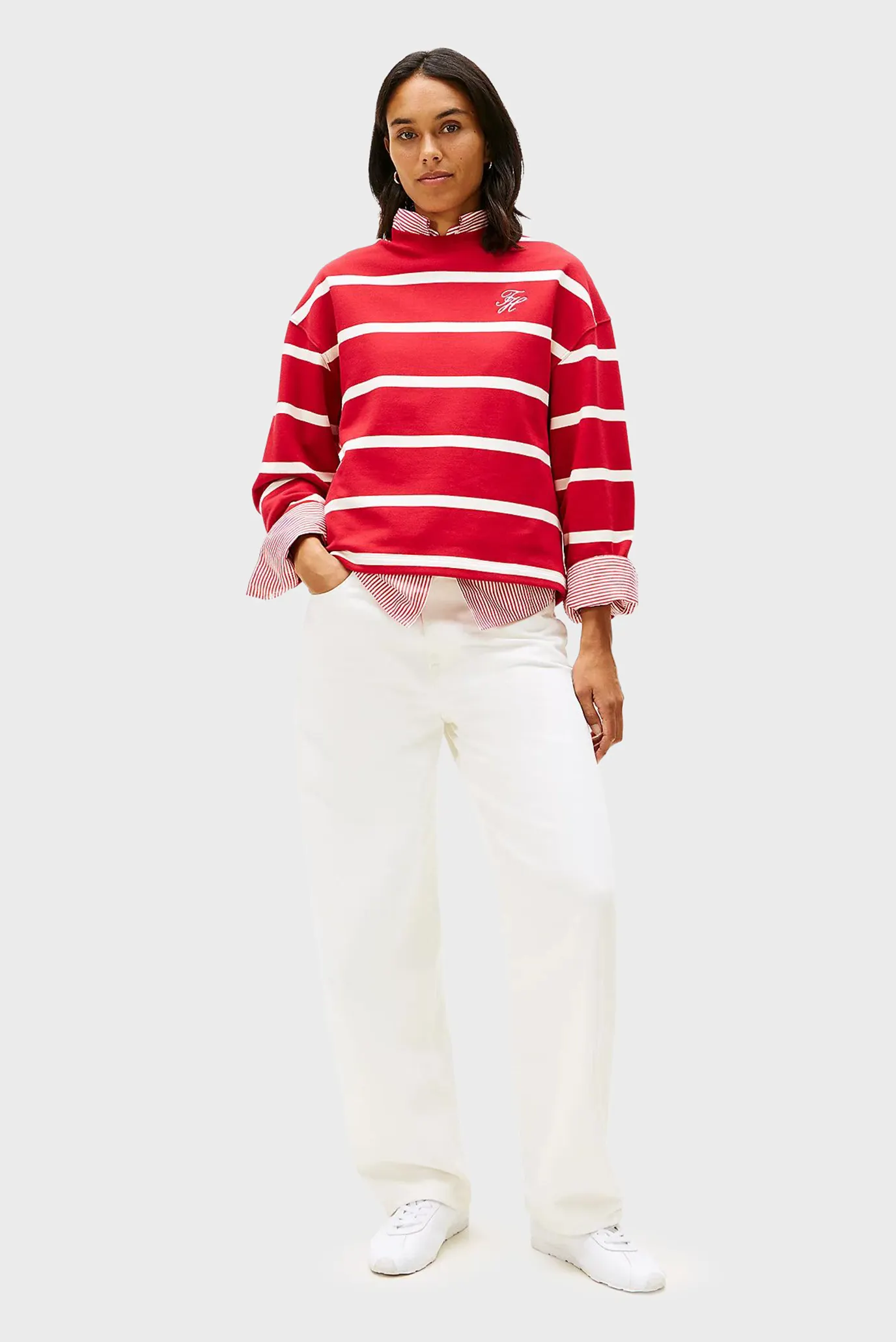 Свитшот TH SCRIPT MDRN TERRY SWTSHRT 2