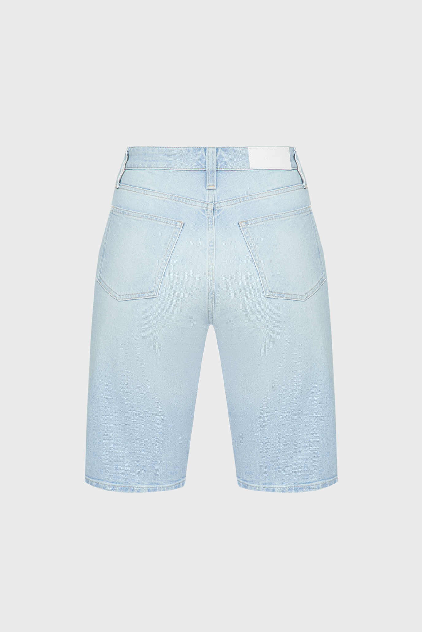 Женские голубые джинсовые шорты 5