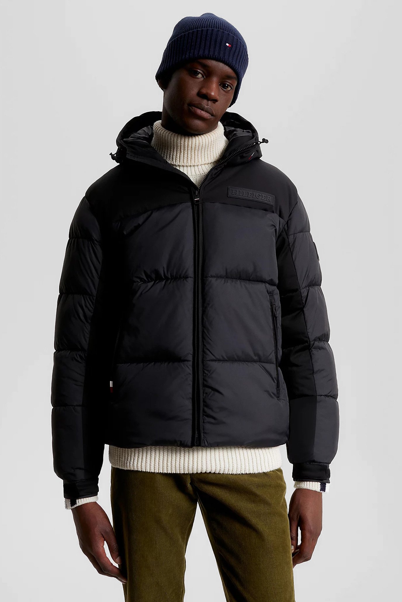 Hooded jacket hotsell tommy hilfiger