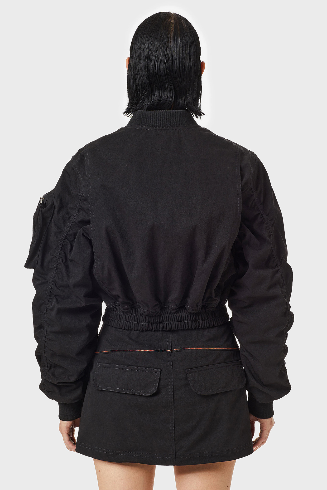 Женский черный бомбер G-KHLOE-A 8