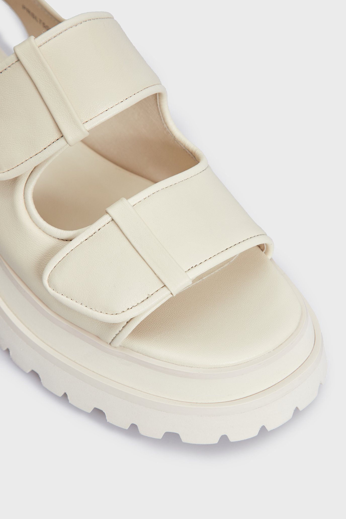 Женские белые кожаные сандалии Marta 2