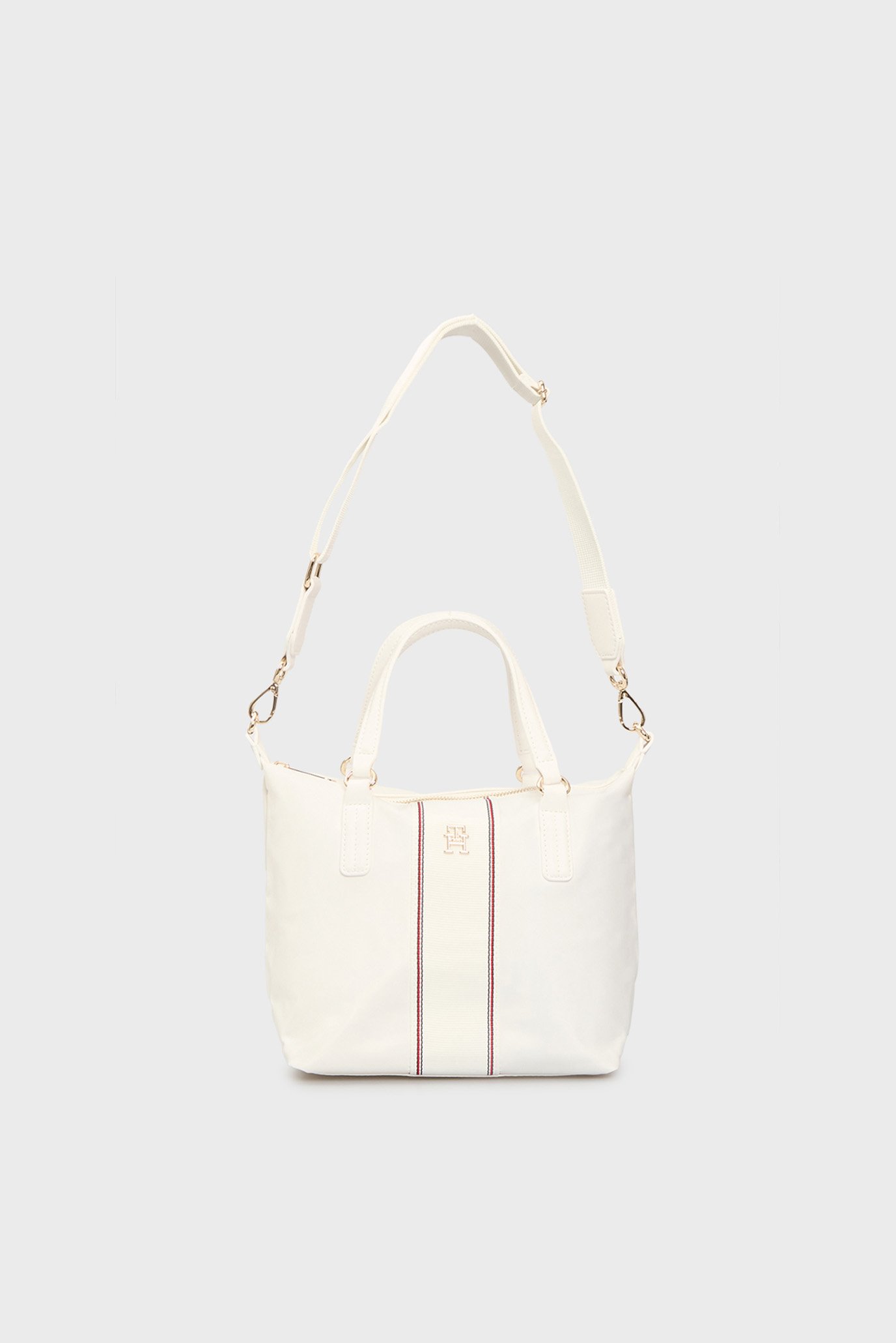 Женская белая сумка POPPY SMALL TOTE CORP 5