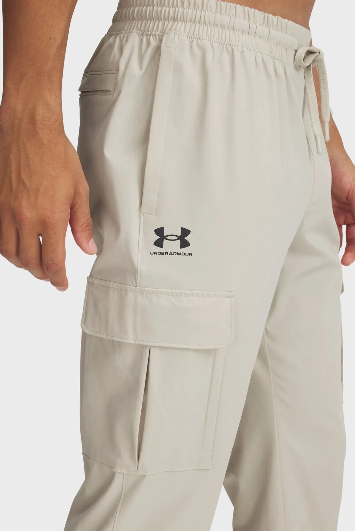 Штаны спортивные UA Vibe Woven Cargo Pants-BRN 4