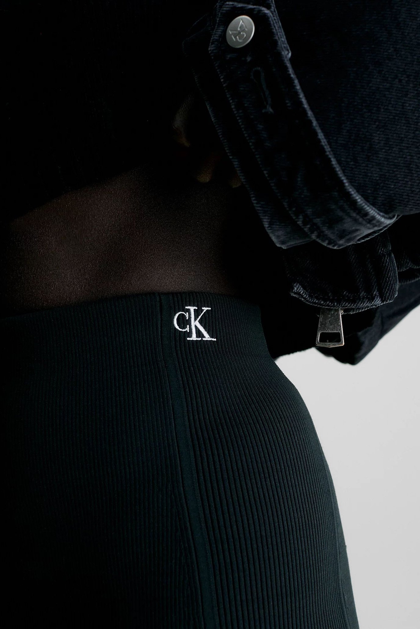 Юбка BACK ZIP KNITTED SKIRT 5