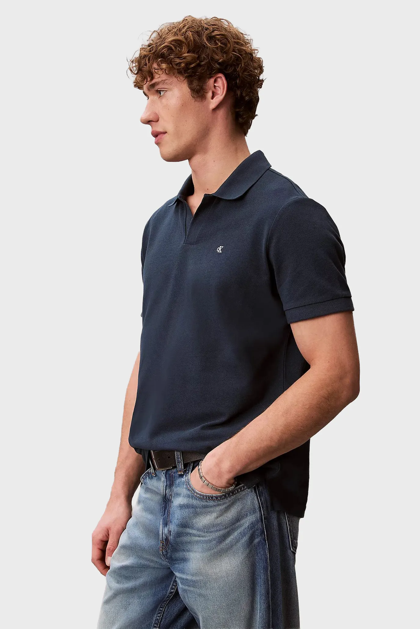 Поло SS OPEN COLLAR CASUAL PIQUE POLO 4