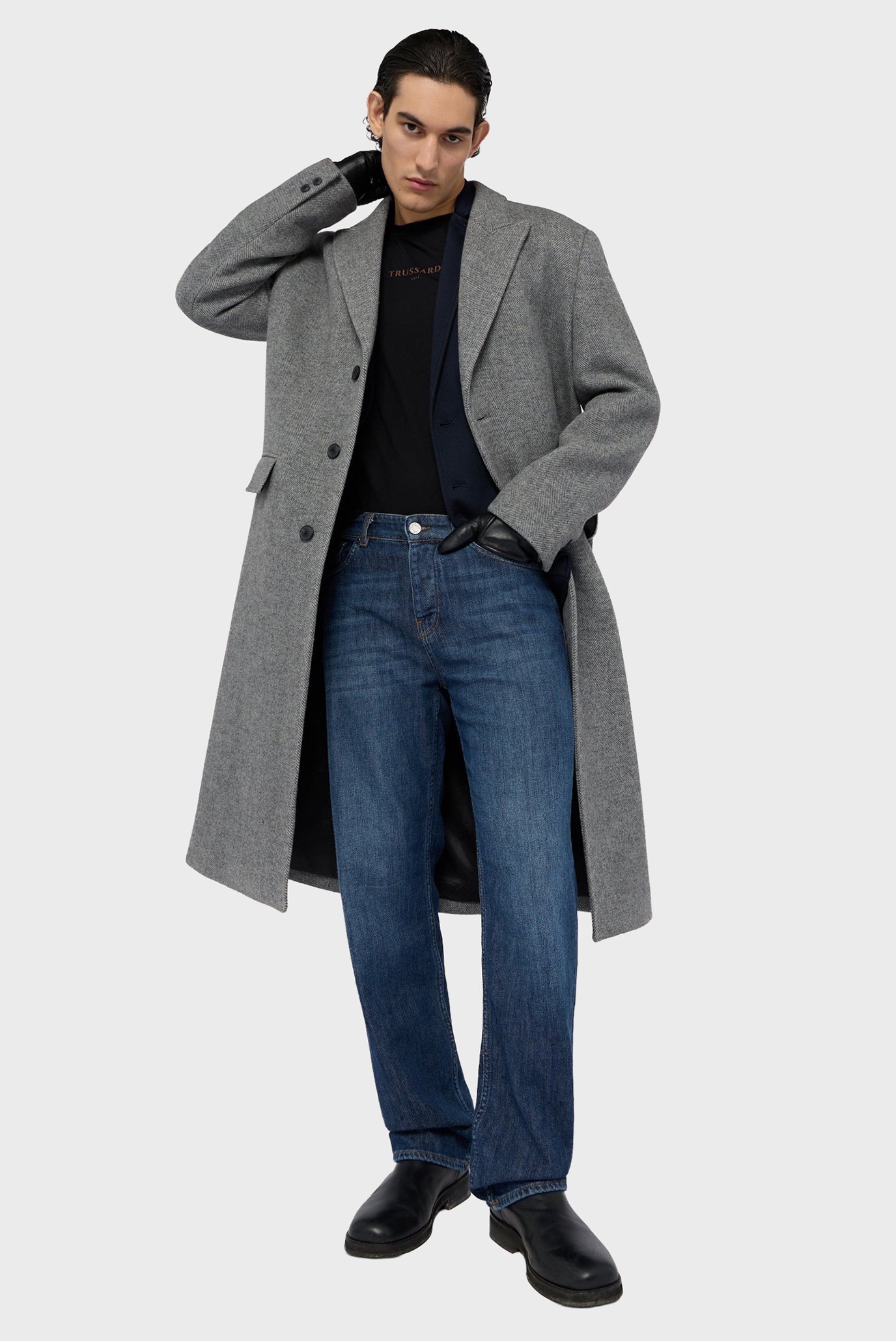 Лонгслив MTL02J02 REGULAR FIT LS T-SHIRT - TRUSSARDI PRINT 4