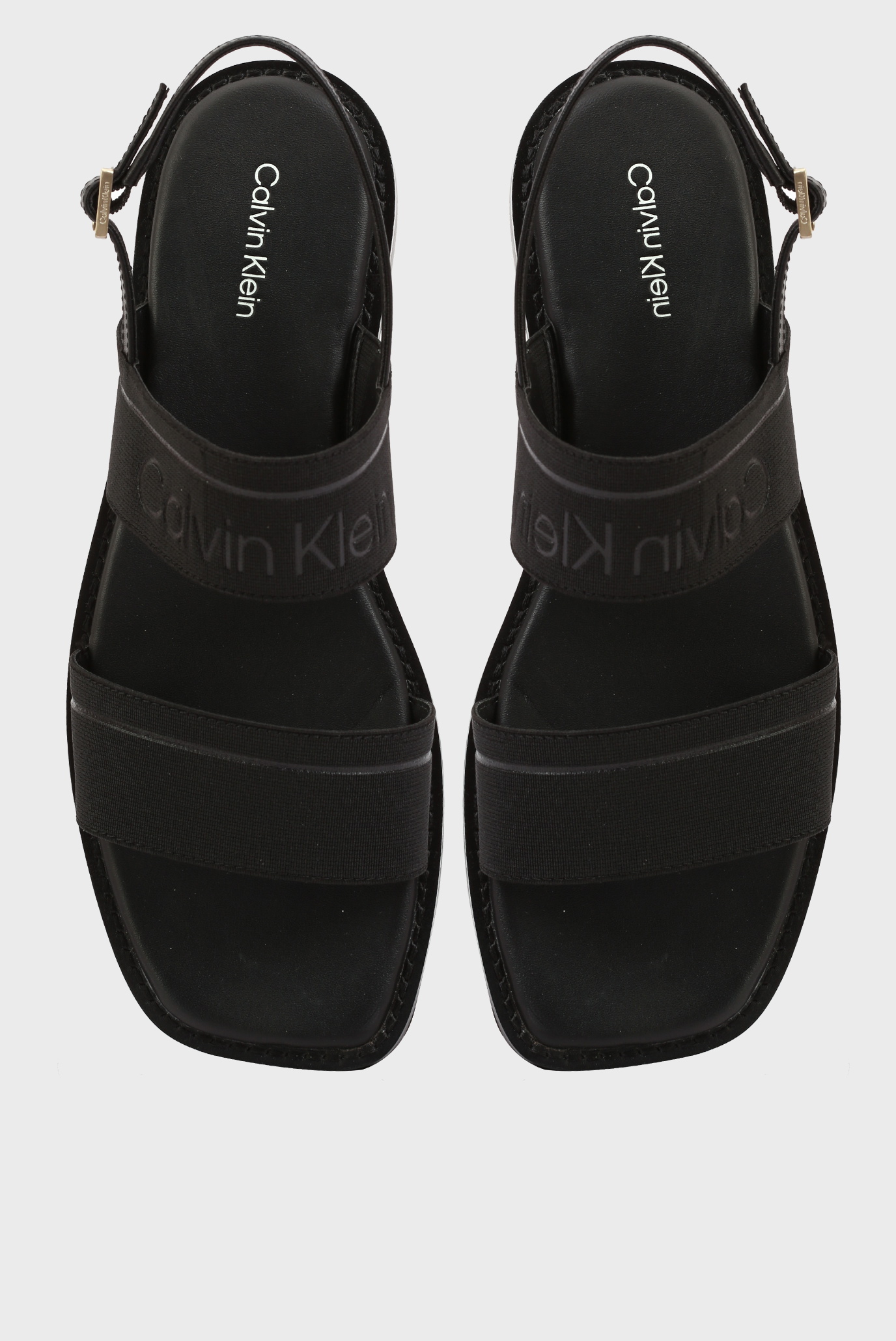 Женские черные сандалии 4