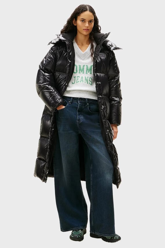 Куртка зимняя TJW ALASKA GRID SHNY OVS DWN PFR Tommy Jeans