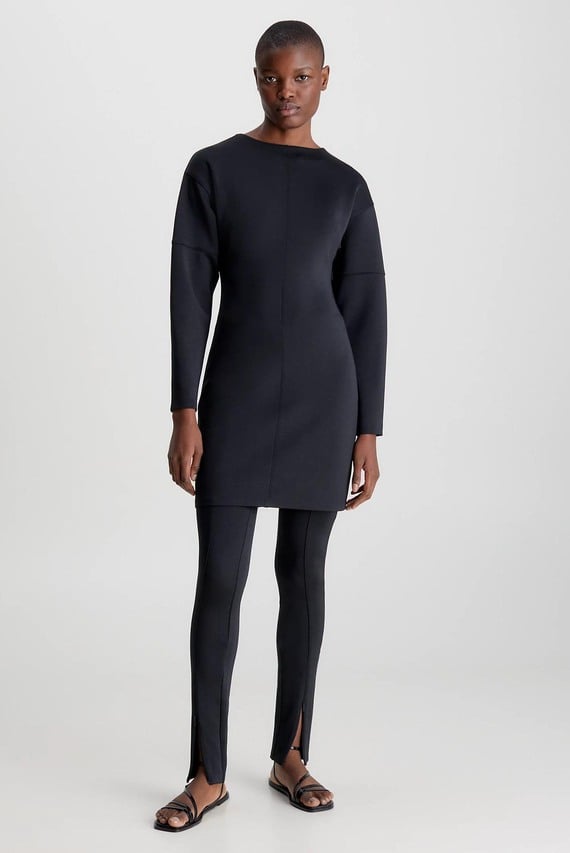 Платье TECHNICAL KNIT LS FITTED DRESS Calvin Klein Платье TECHNICAL KNIT LS FITTED DRESS Calvin Klein