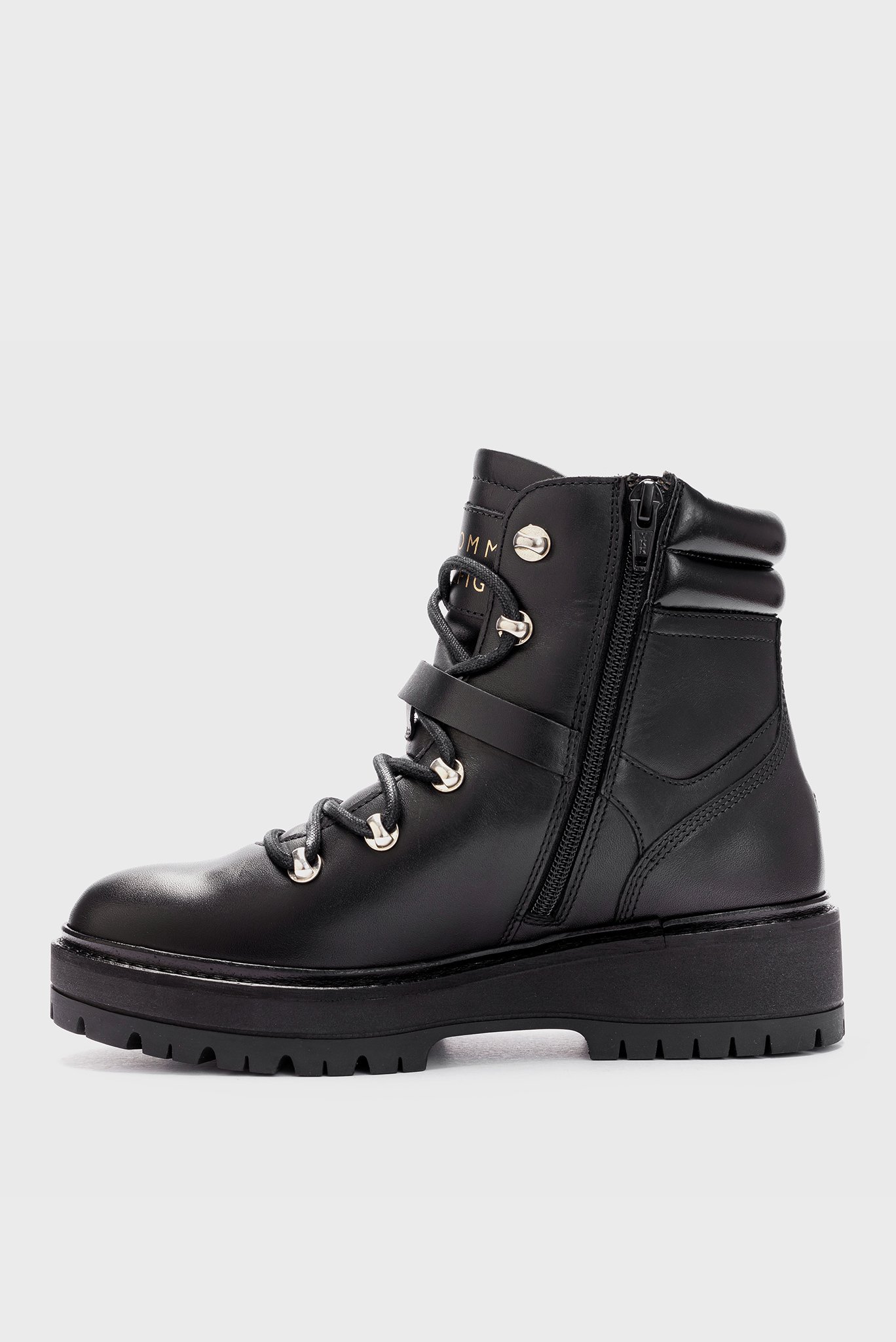 Ботинки POLISHED LEATHER FLAT BOOT Tommy Hilfiger Ботинки POLISHED LEATHER FLAT BOOT 2