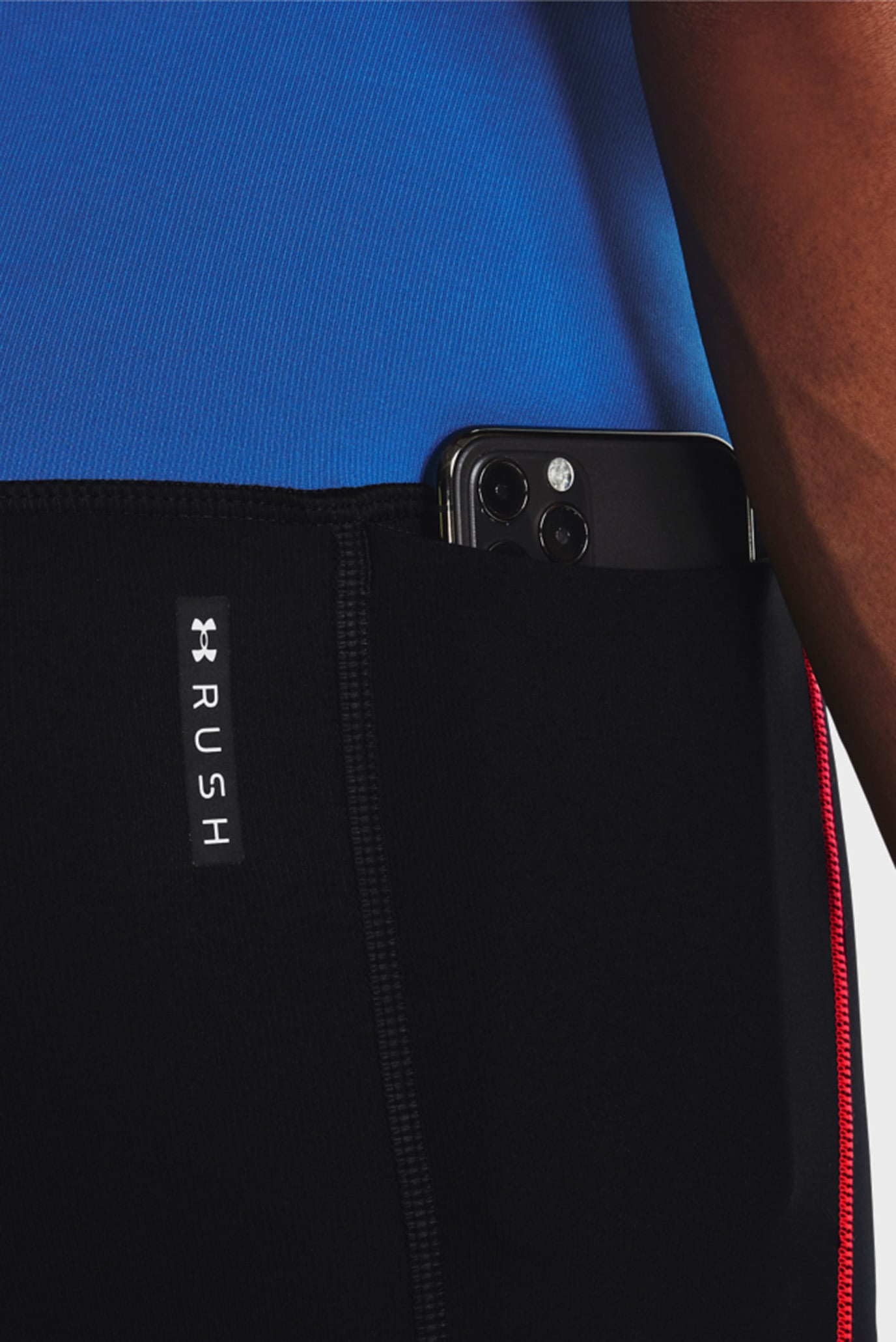 Женские черные тайтсы UA SmartForm RushLeg Packs 12