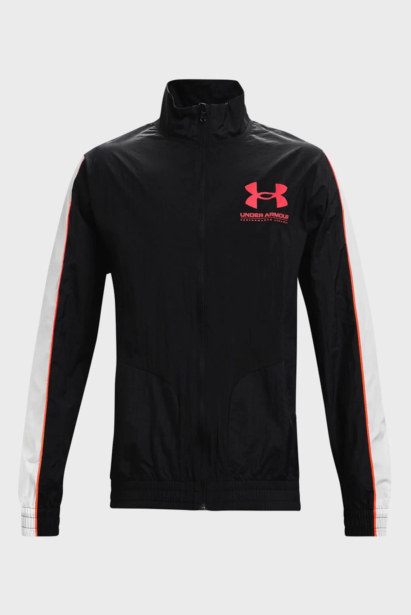 Мужская черная ветровка UA WOVEN TRACK JACKET 5