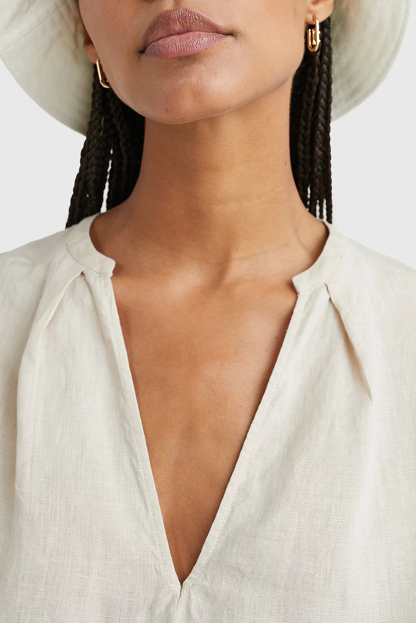 Платье LINEN SLEEVELESS SHORT DRESS 4