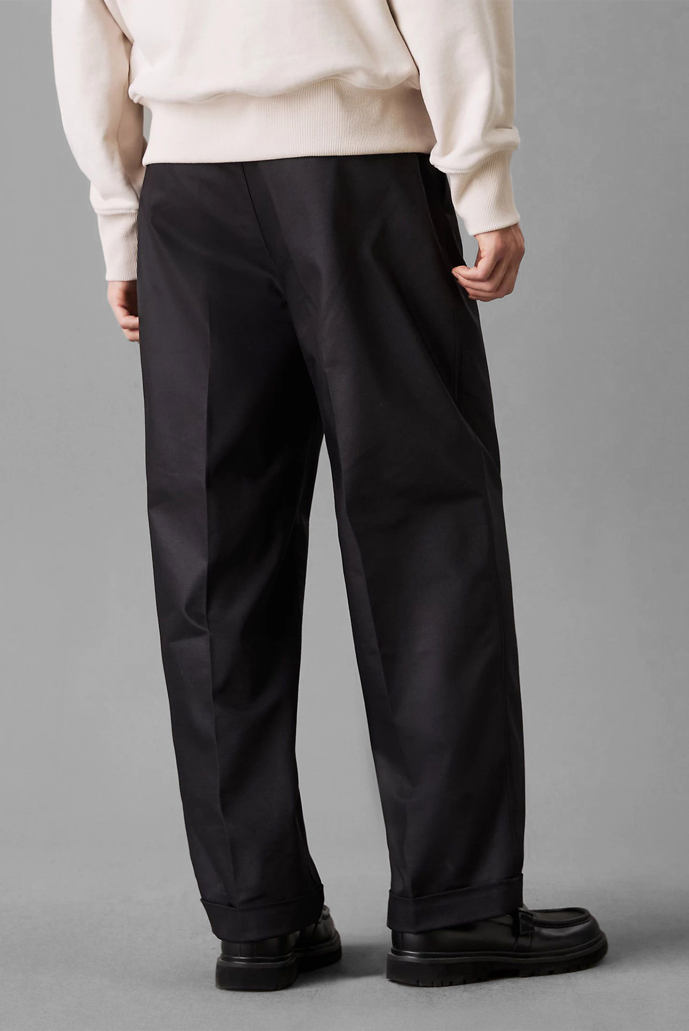 Мужское белое худи HEAVYWEIGHT CK EMBRO 3