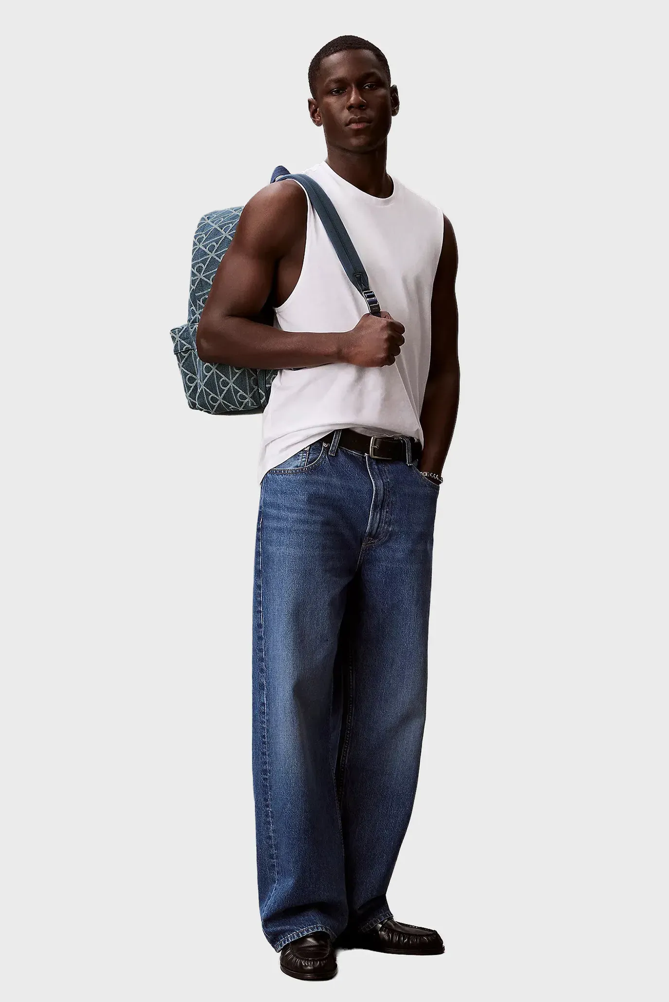 Рюкзак EMBLEM AOP DENIM ROUND BACKPACK 2