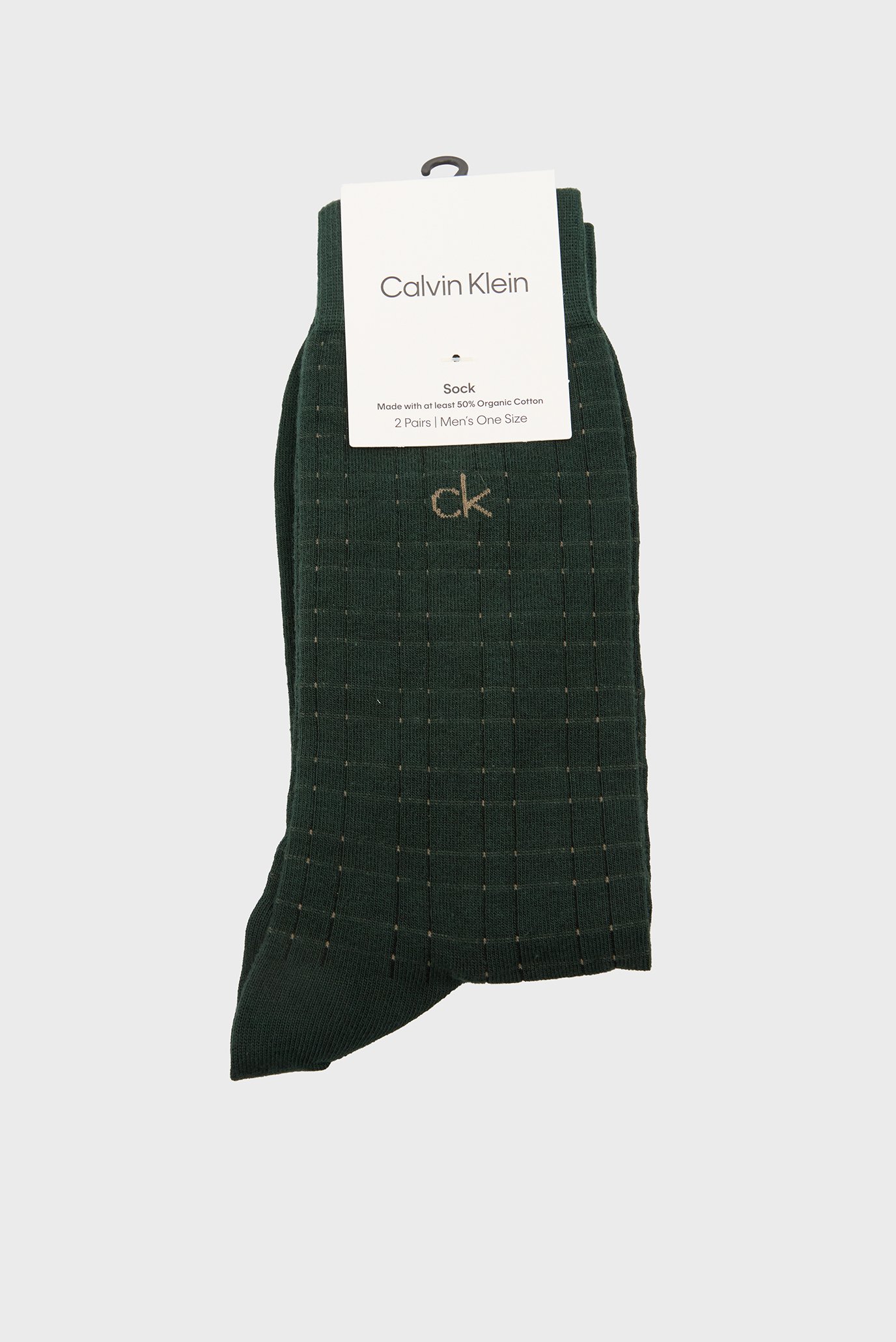 Носки CK MEN SOCK 2P GRIDCalvin Klein Носки CK MEN SOCK 2P GRID 1