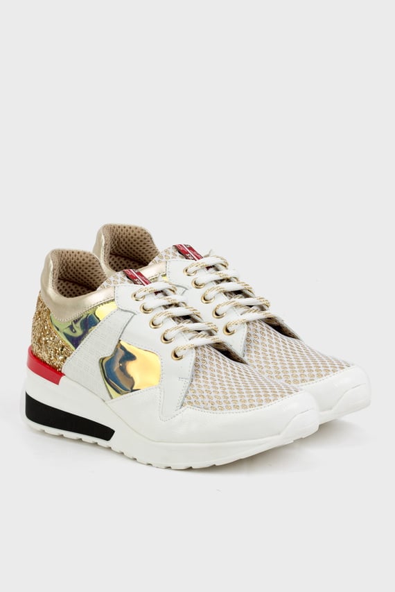 Кроссовки/TBS/ZOUK - SNEAKER PRIMULA IN MESH+GLITTER