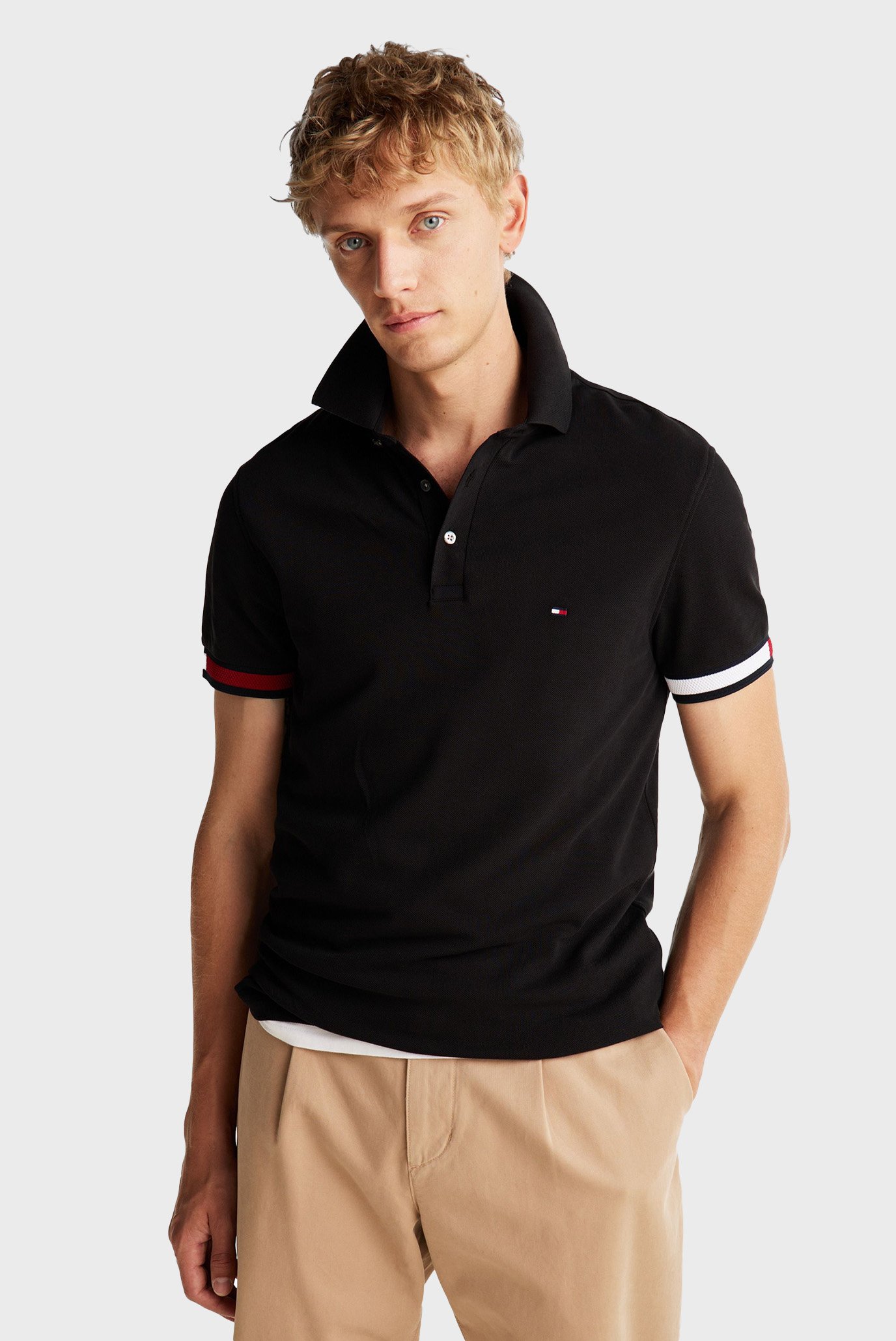 Поло FLAG CUFF SLIM POLO 1