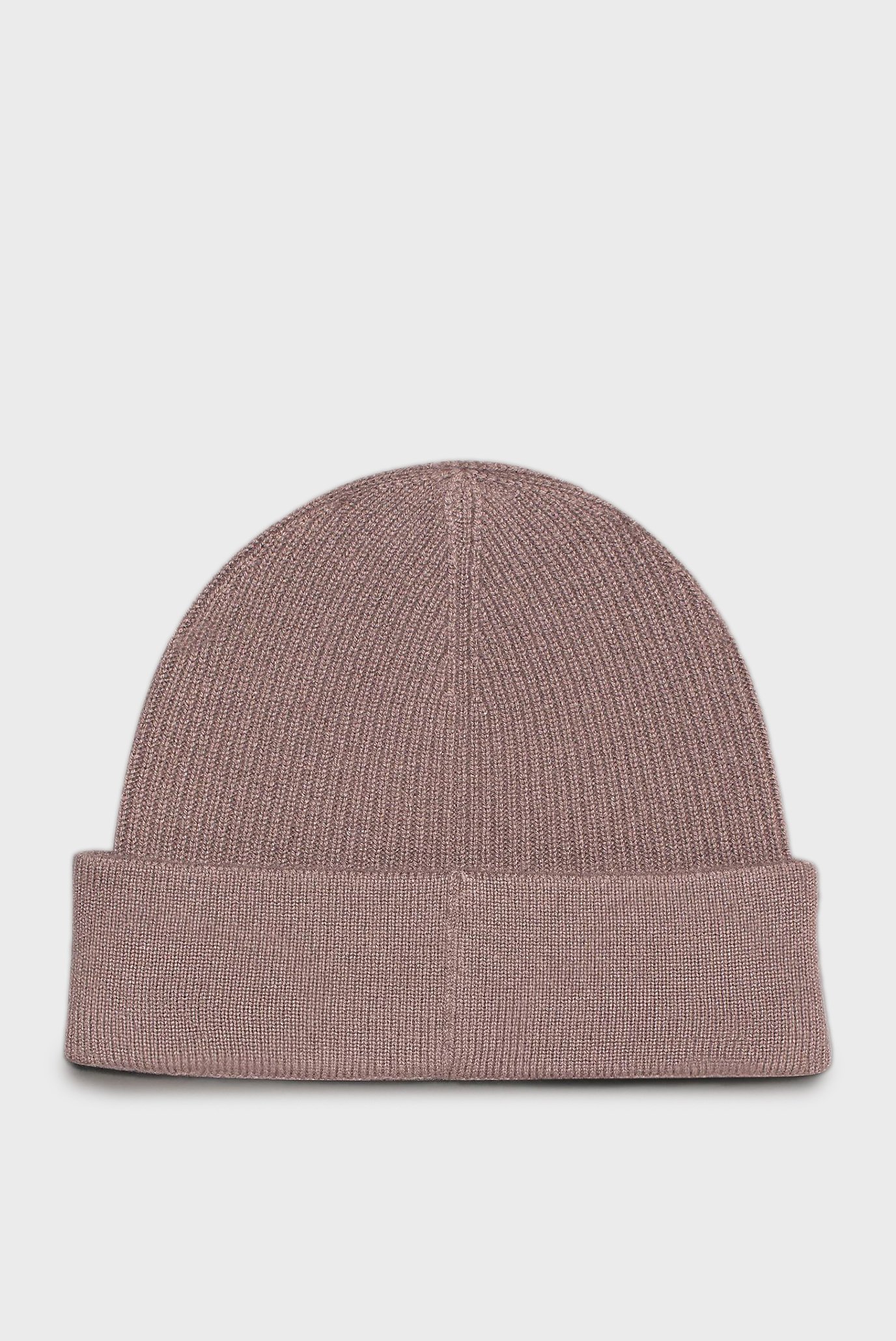 Шапка CASHMERE CHUNKY OPEN RIB BEANIE 3