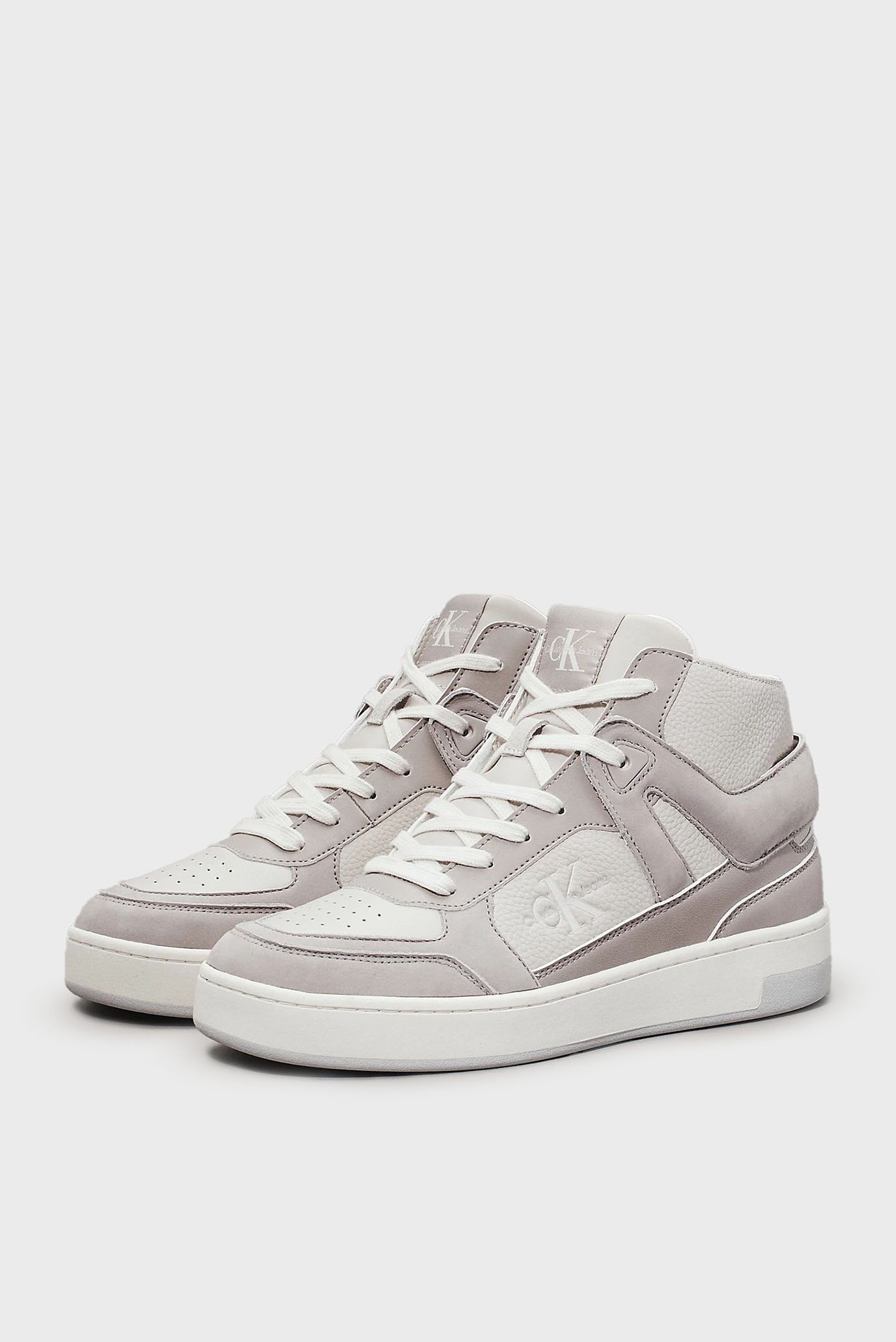 Женские бежевые хайтопы BASKET CUPSOLE MID ML MIX 3