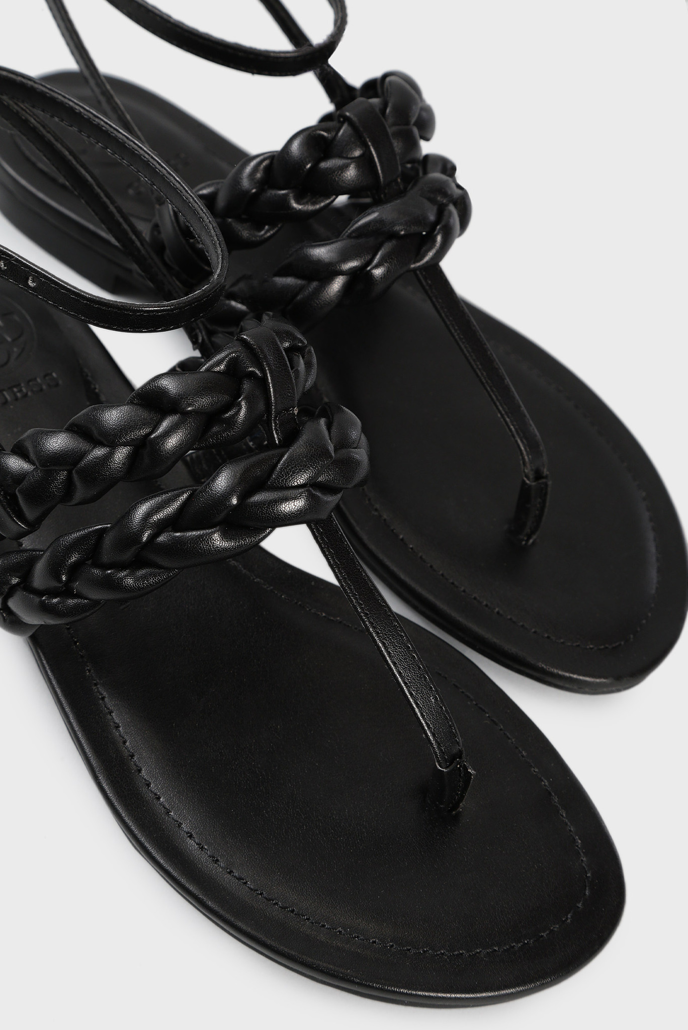 Женские черные сандалии 5