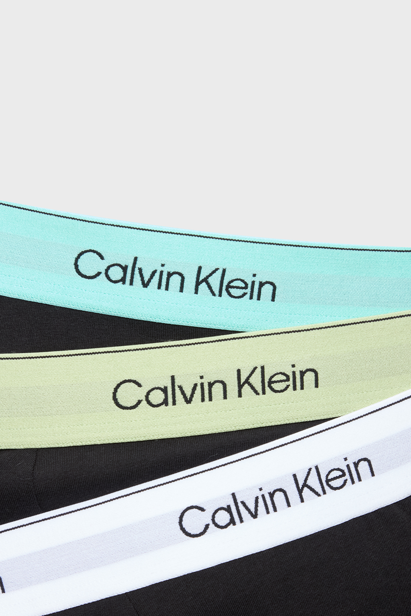 Мужские черные боксеры (3 шт) LOW RISE TRUNK 3PK 6