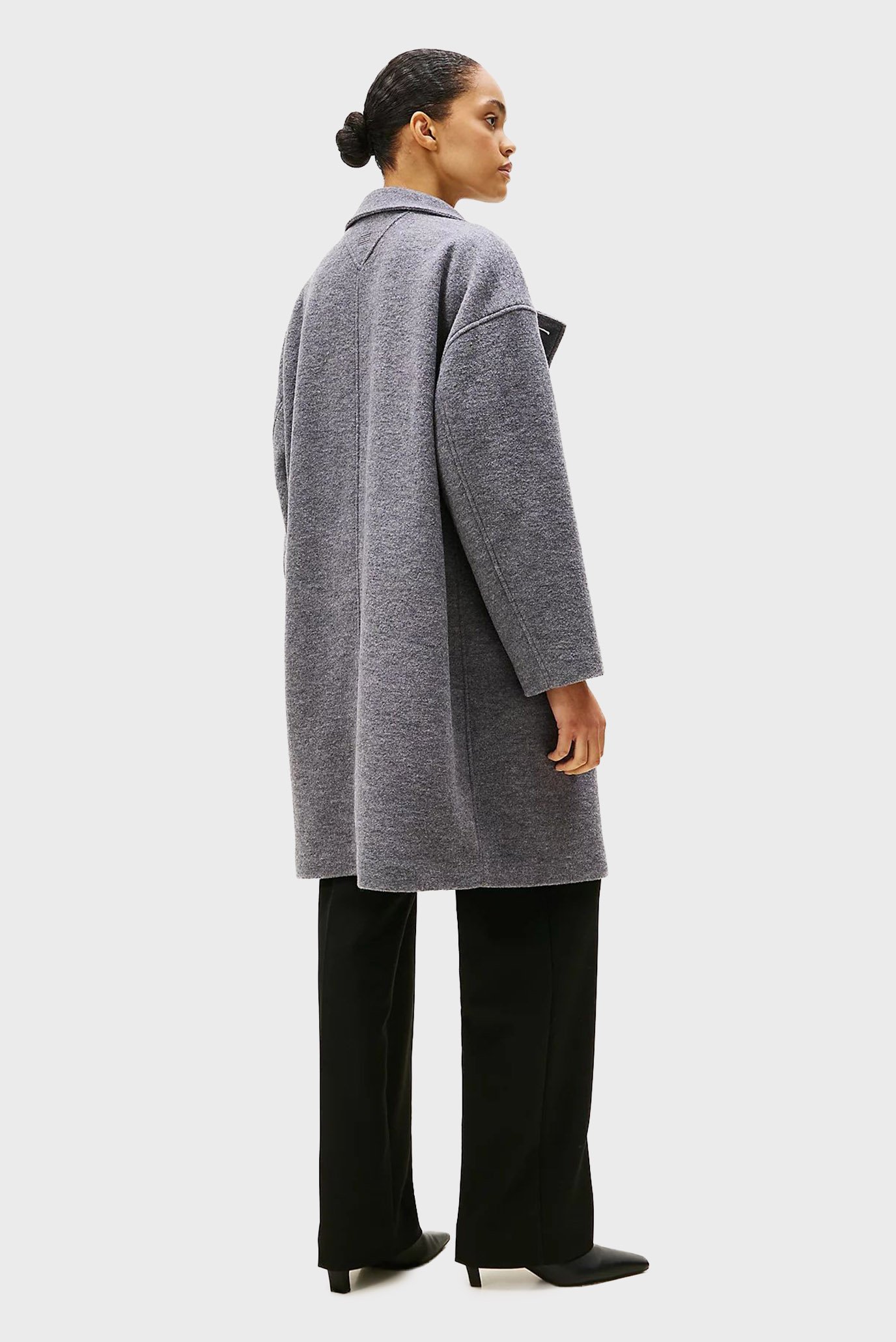 Пальто WOOL TEXTURE REG FUNNEL NK COAT 3