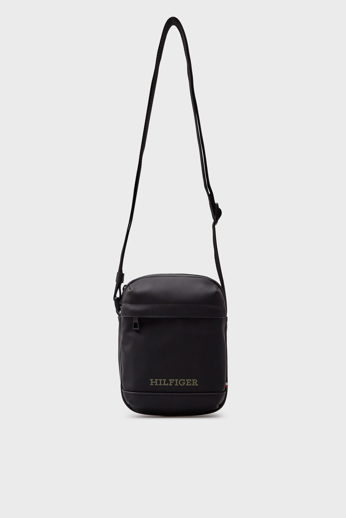 Мужская черная сумка TH MONOTYPE PU MINI REPORTER 2