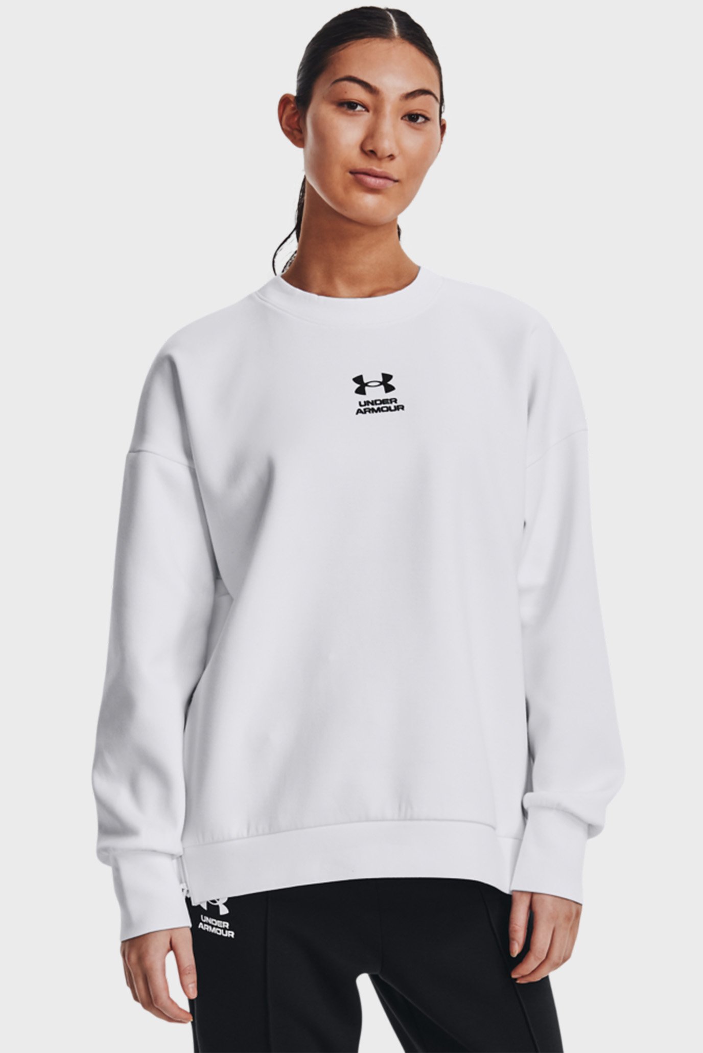 Женский белый свитшот NEW Summit Knit Oversize Crew Under Armour Женский белый свитшот NEW Summit Knit Oversize Crew 7