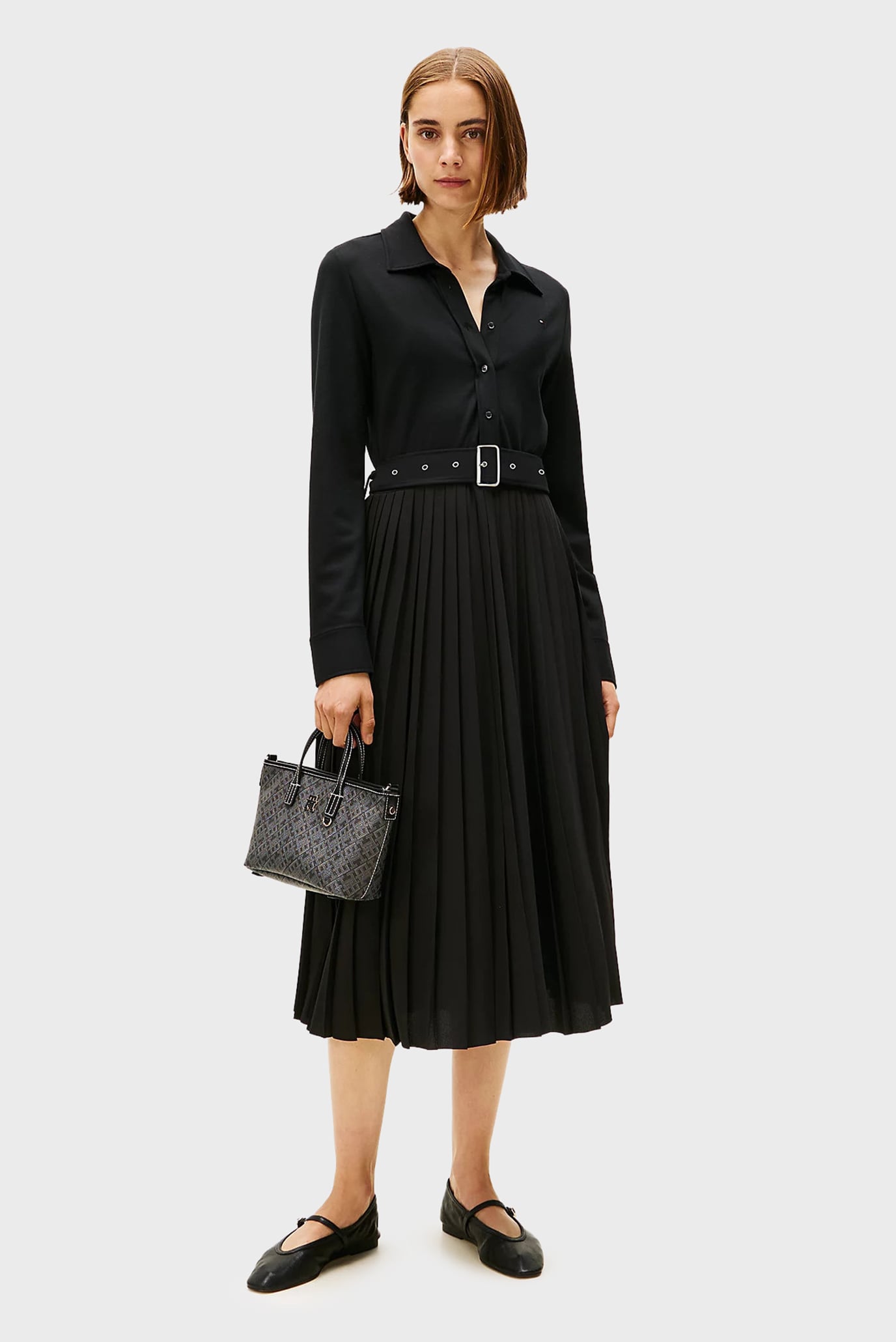 Платье INTERLOCK MIX MEDIA POLO DRS LS 1