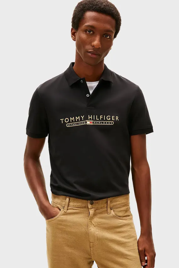 Поло ICON LUX INTERLOCK REG POLO Tommy Hilfiger