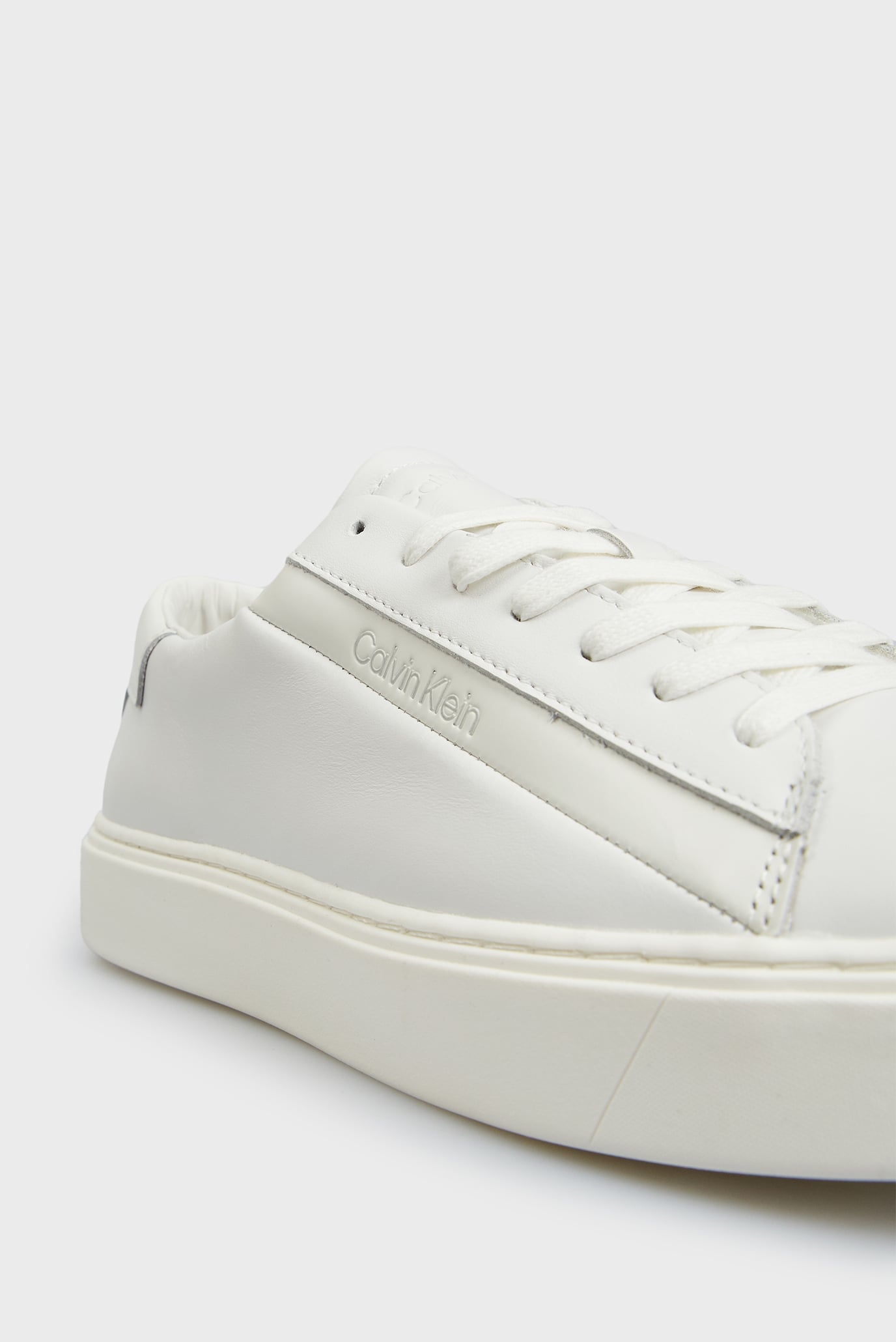 Мужские белые кожаные сникерcы LOW TOP LACE UP LTH 6