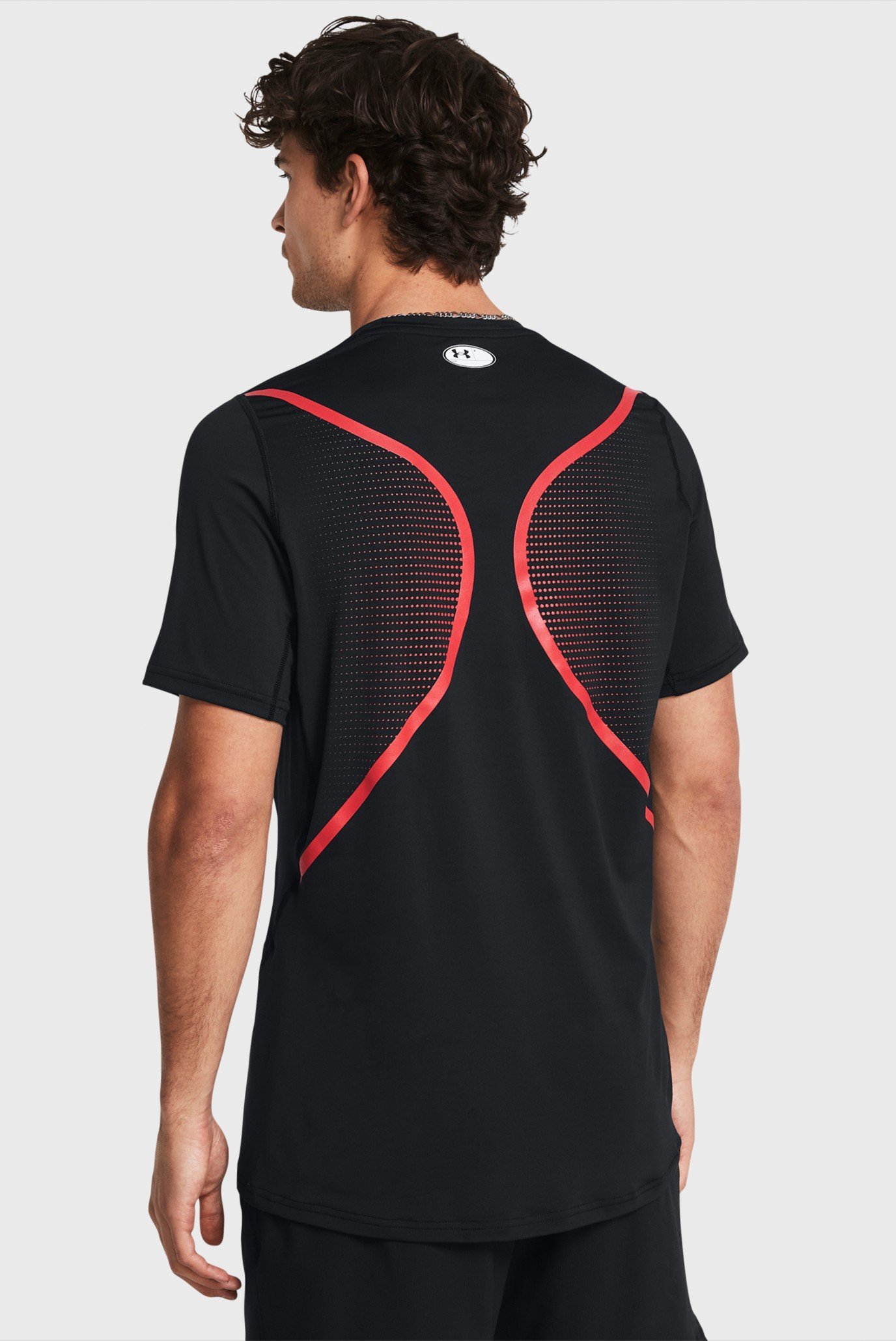 Мужская черная футболка UA HG Armour Ftd Graphic SS 2