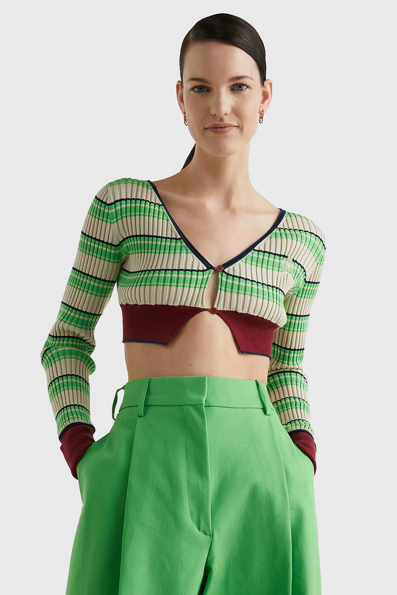 Кардиган THL POP STRIPE RIB CARDIGAN 8