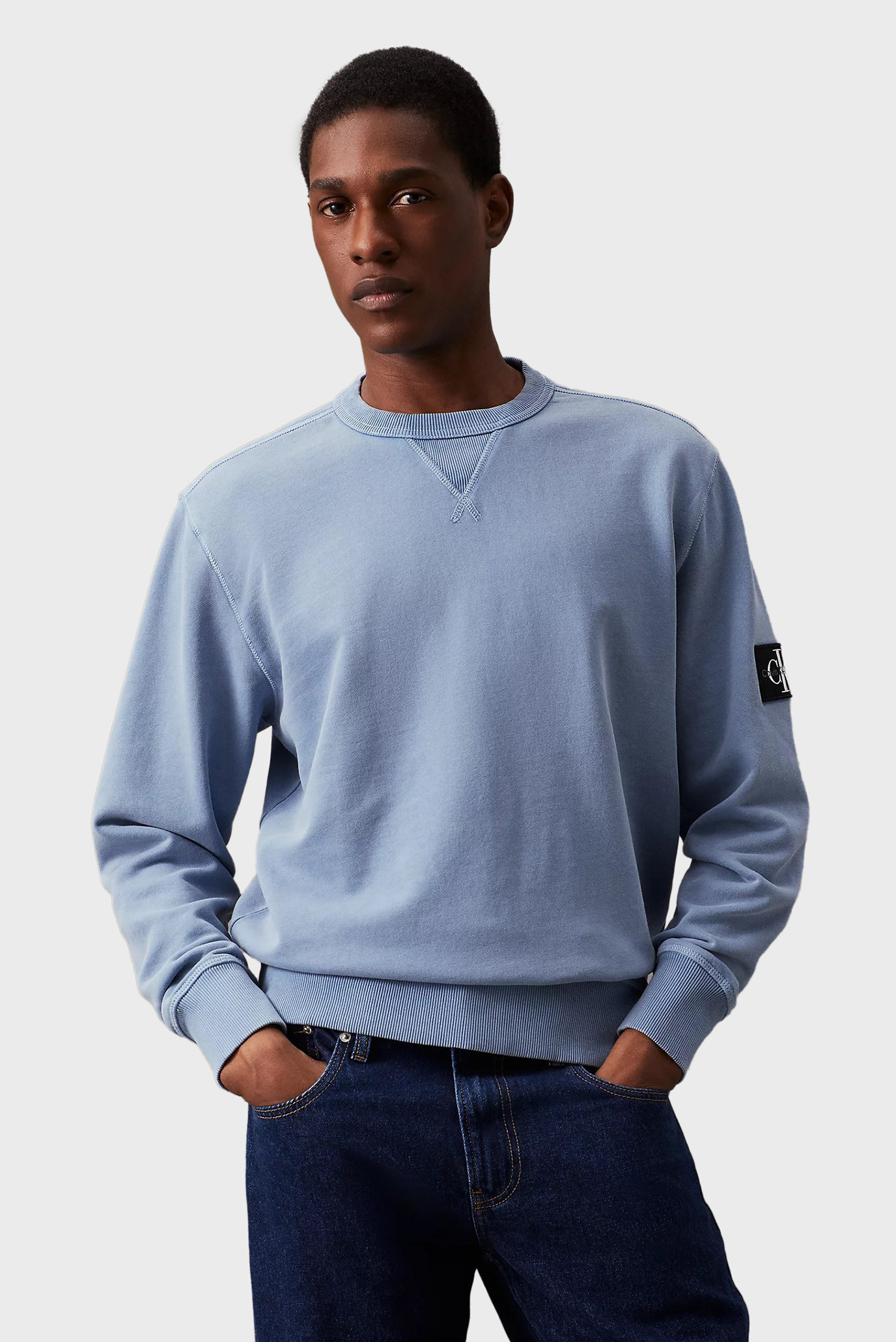 Свитшот WASHED BADGE CREW NECK (disabled for color code resolve) 1