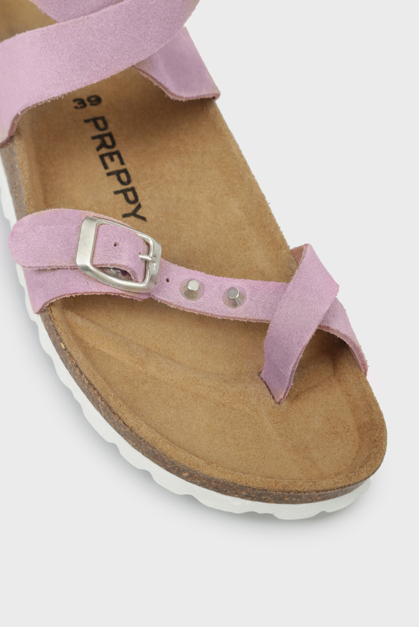 Женские розовые замшевые сандалии Tortosa 9