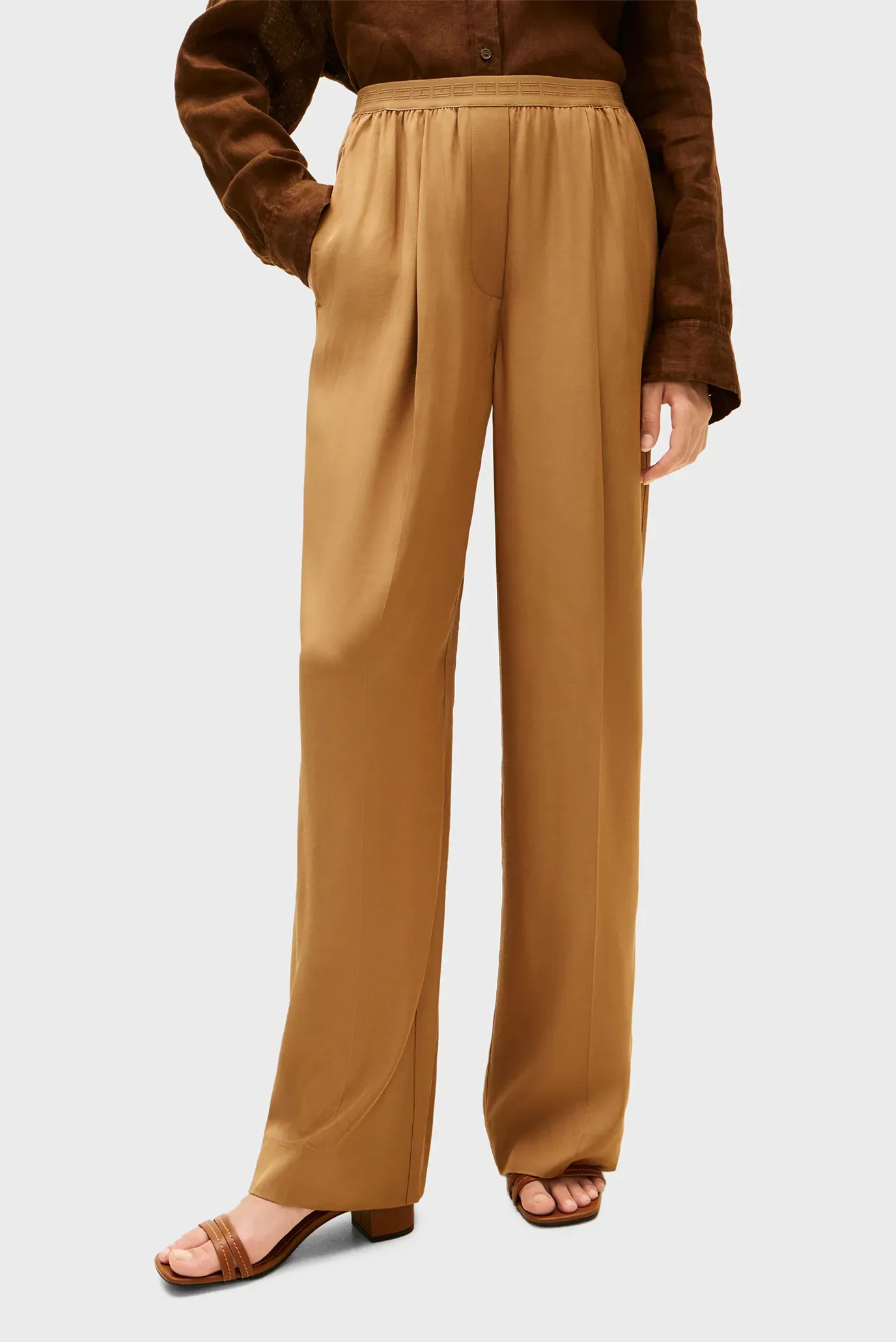 Штаны VISCOSE TWILL PULL ON LOOSE STR 1