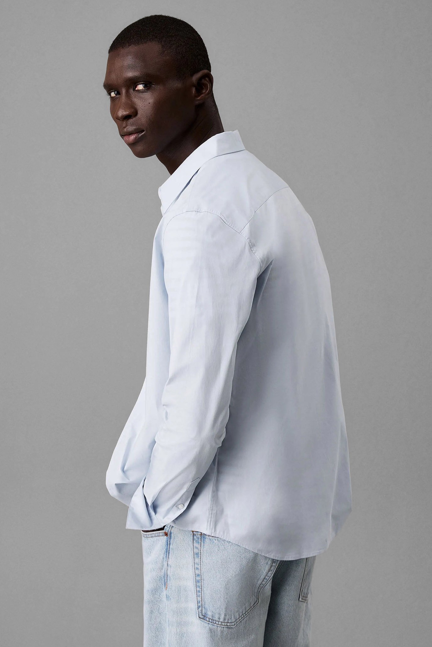 Рубашка LS SOLID STRETCH SLIM SHIRT 3